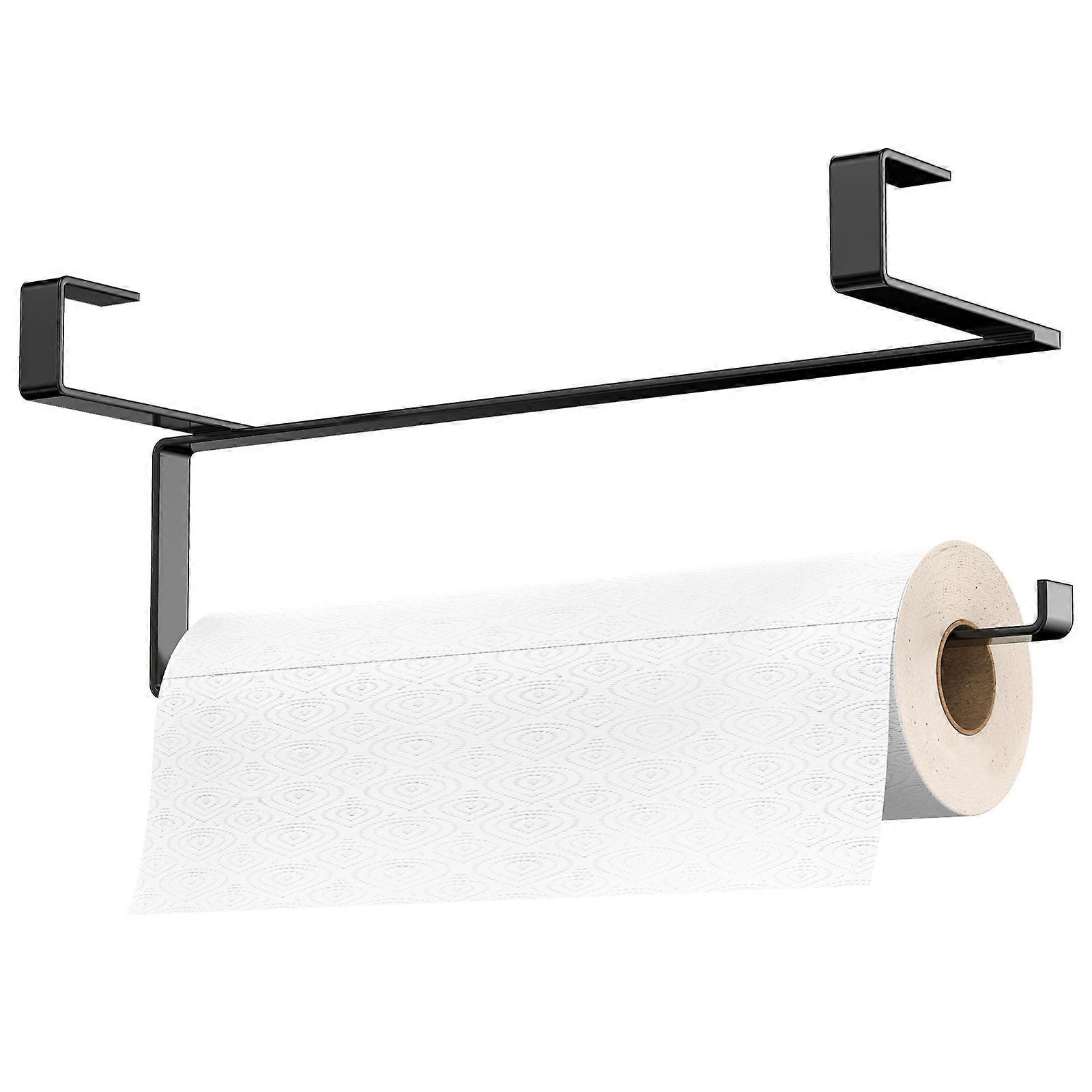 Kitchen Paper Holder Roll Paper Holder for Organizing 3Pcs Black