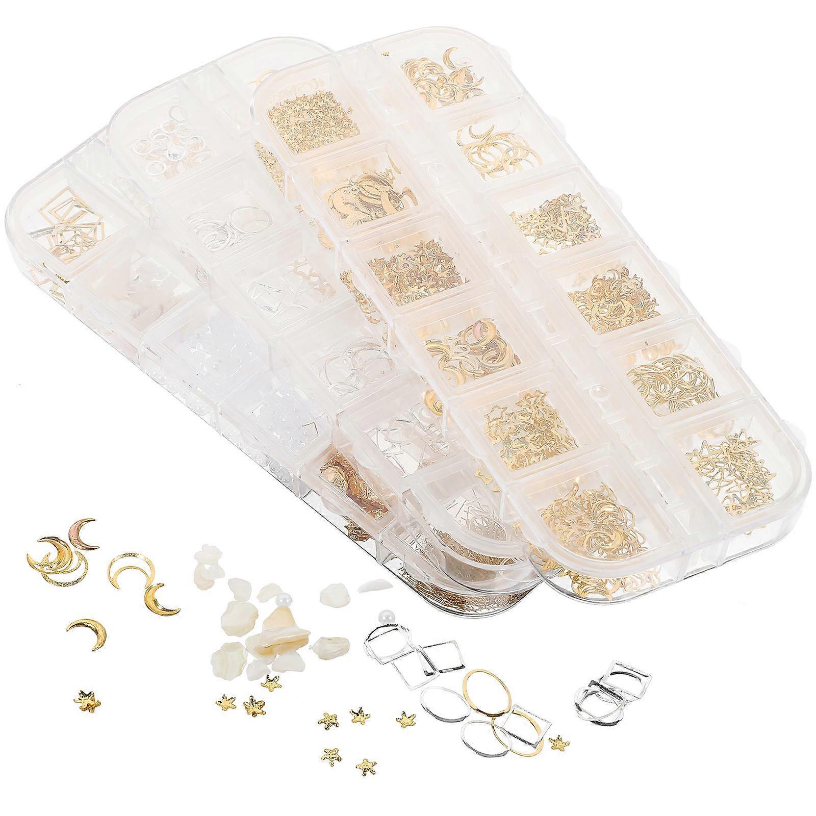Resin Fillers Alloy Epoxy Accessories for Resin Crafting 6 Boxes