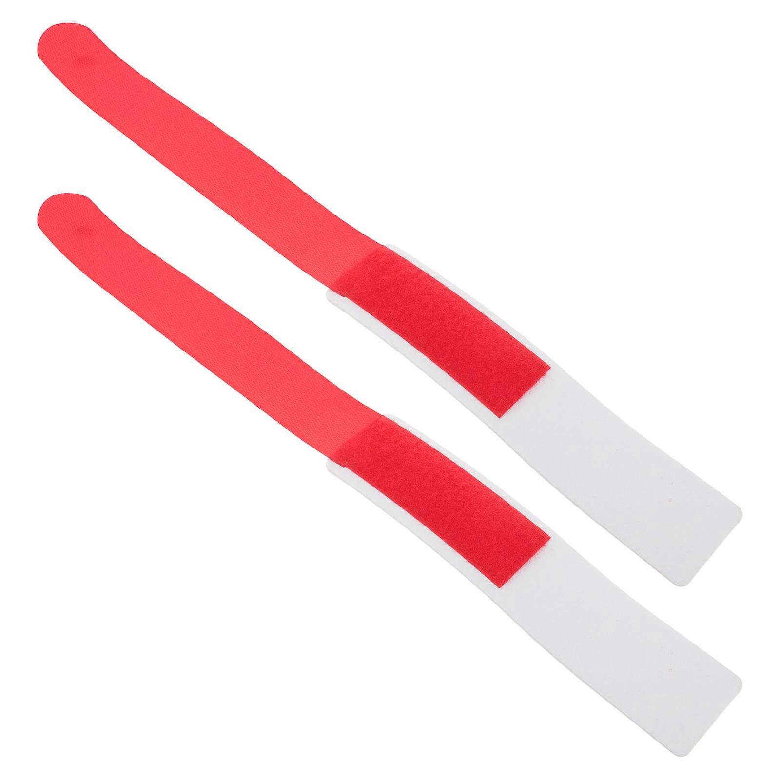 Ski Carry Strap Nylon Snowboard Strap for Fixing 10Pcs Durable Red