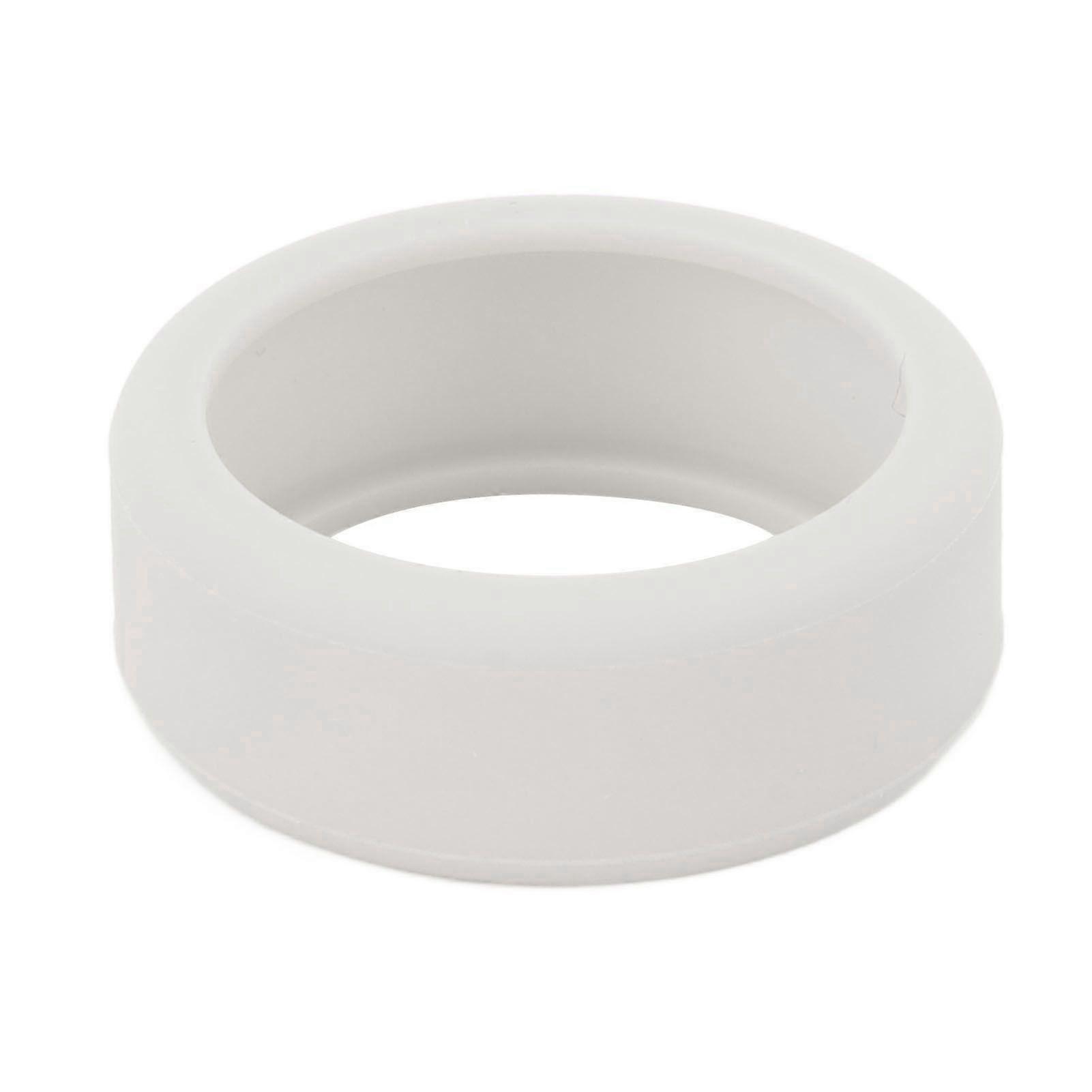 Silicone Ring Cover Universal Elastic Protective Case Silicone Smart Health Ring Protector for Working Out Grey for Size 11 12 13