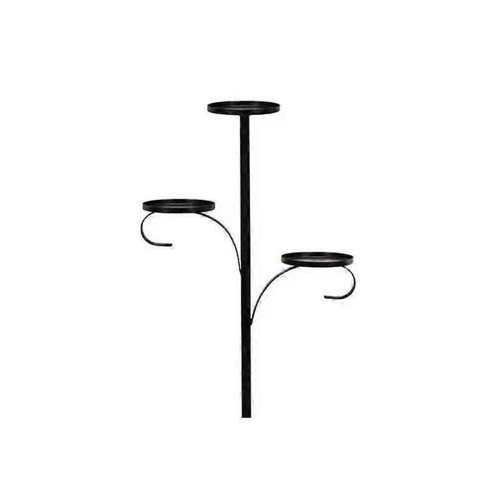 Black Triple Tree Topper Tree Topper Candle Holder Candelabra For Christmas N