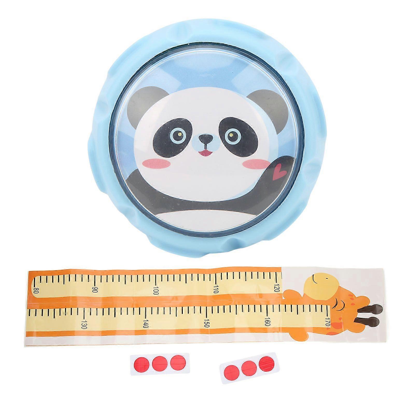 Touch High Jump Counter with Voice Broadcast ABS Self Adhesive Height Training Device for Home School Panda
