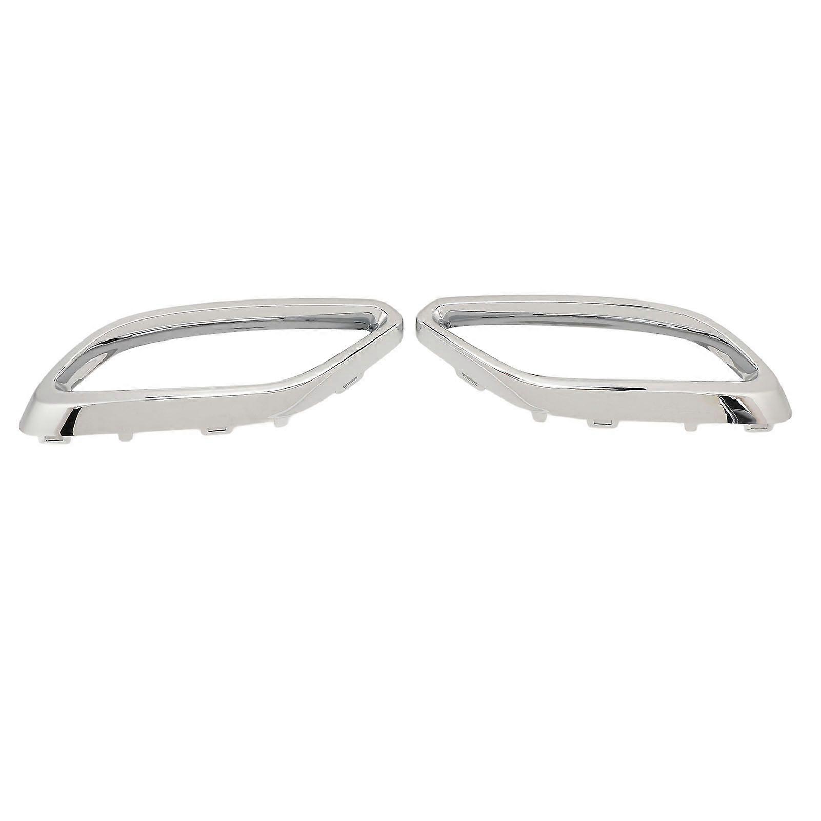 1 Pair Exhaust Tip Cover Trims 1184920200 Left Right Replacement For Benz CLAClass C118 AMGLine 2020 to 2024 Chrome, OEM Chrome