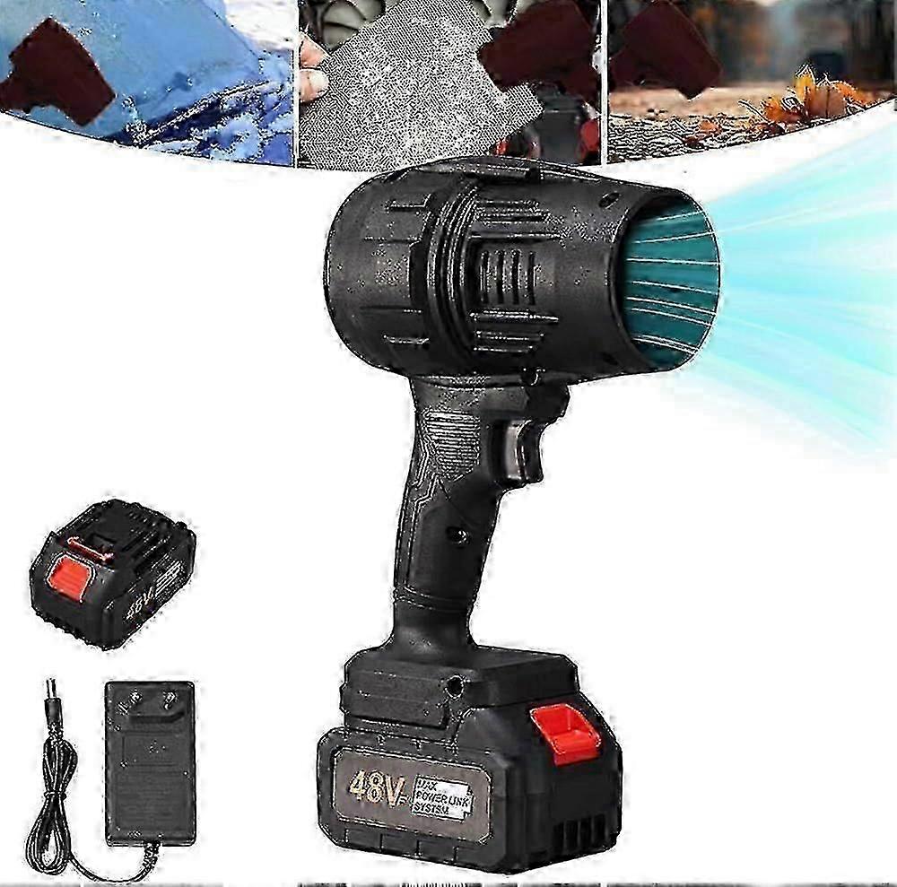 Cordless Leaf Blower Handheld Turbo Jet Blower