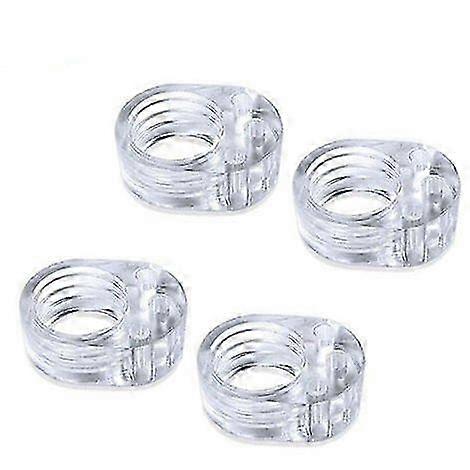 Door Handle Protector - Set Of 4 Transparent Door Handle Protectors And Wall