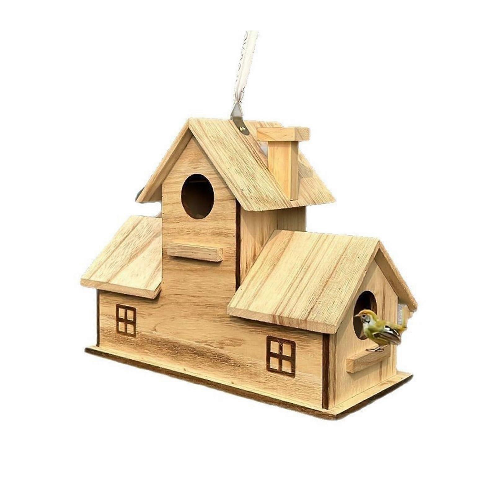 Bird House Windproof Rainproof Durable Outdoor Hanging Bird Home Large Capacity