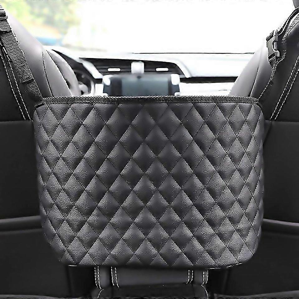 For Car Storage Net Pocket Between Two Seats Storage Bag Universal Car Screen Suspension Car Storage