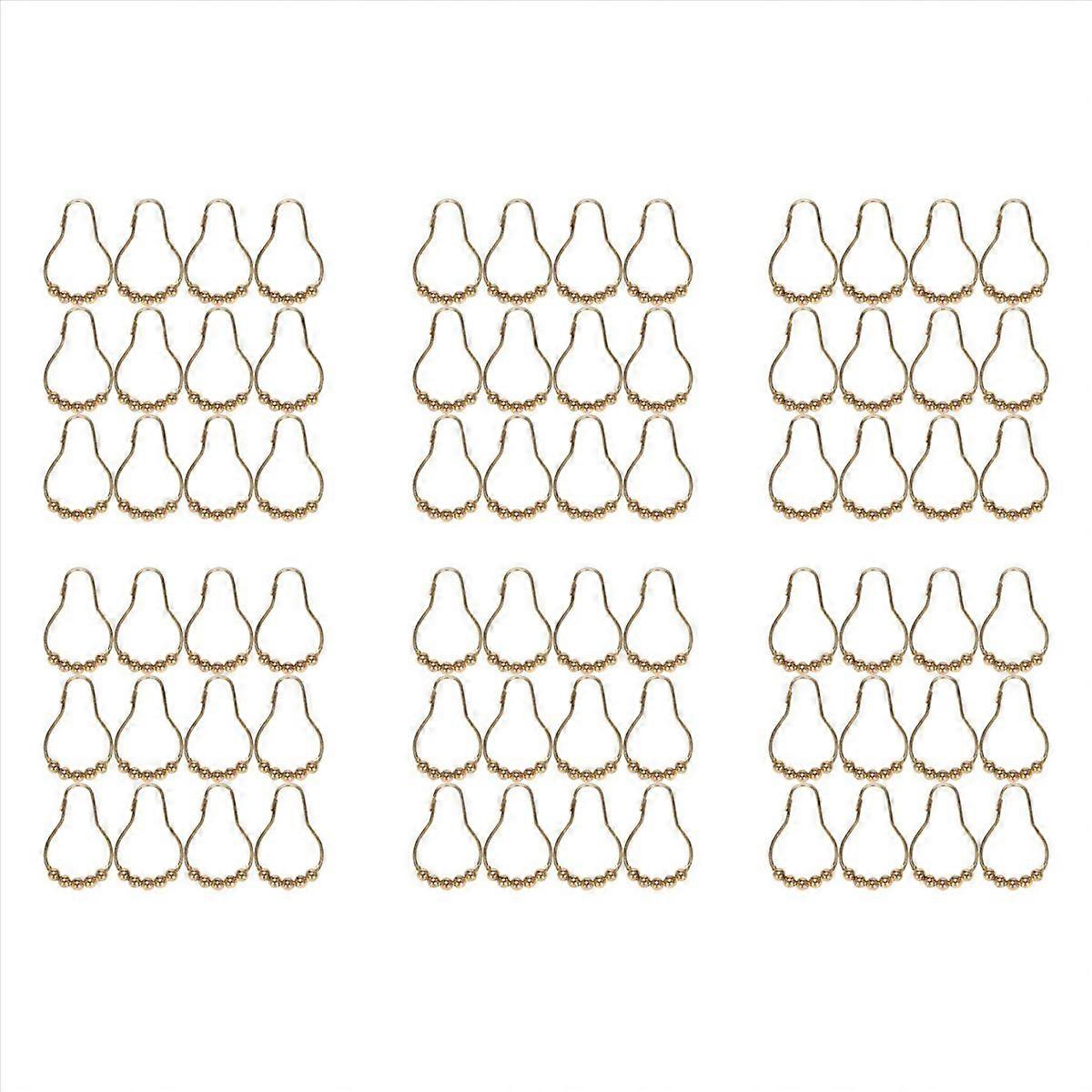 Easy Install Rustproof Curtain Hooks Stainless Set of 12