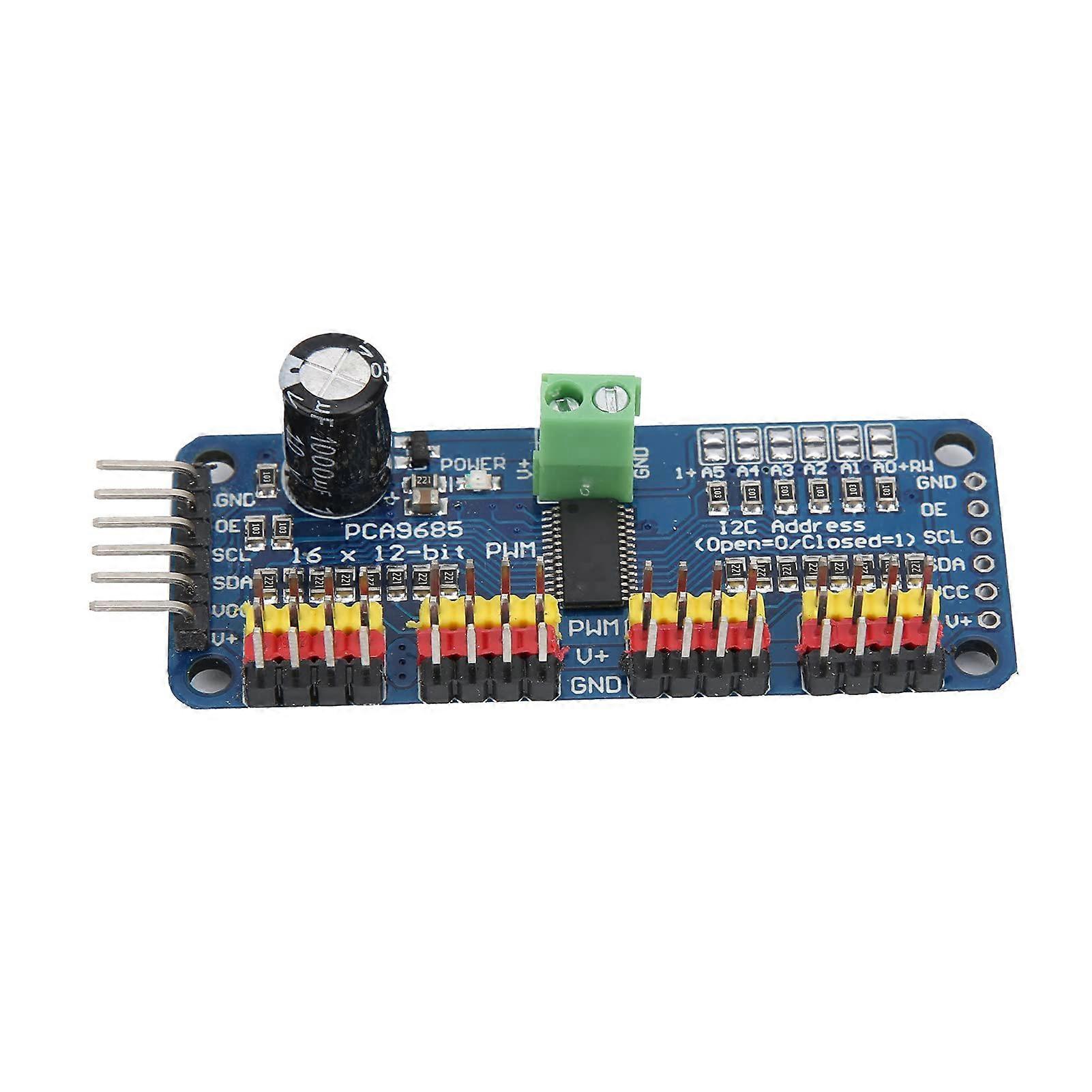 PWM Servo 16Channel Controller With 3Pin Connectors For 5V Compliance Robot Projects