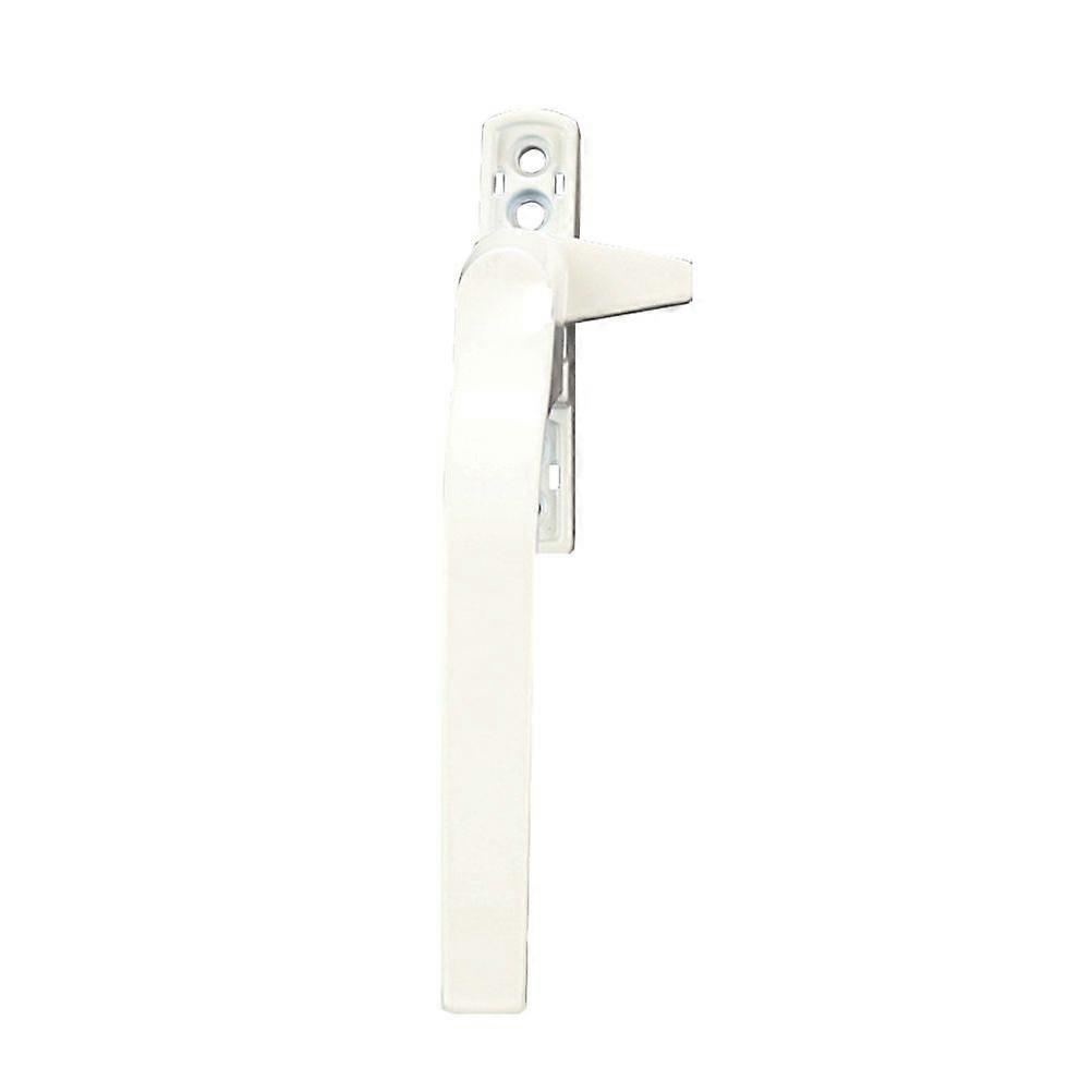 Plastic Steel Door and Window Handle Portable External Flat Window Handle Lock 7-word Single-point Metal Window Buckle (Left Handle)