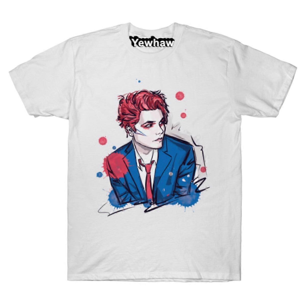 T-shirt rouge Emo Mcr Tee
