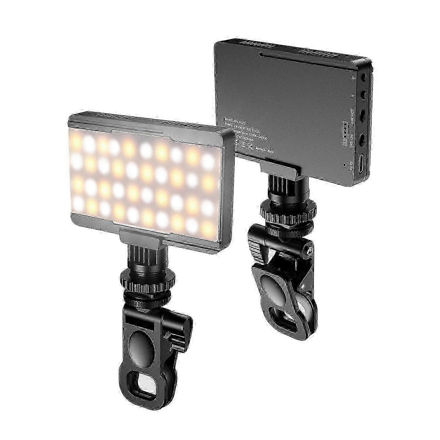 APEXEL Mini Photography Lamp Dimmable LED Light Portable Vlog Light with Tri-color Light Modes 40 LE
