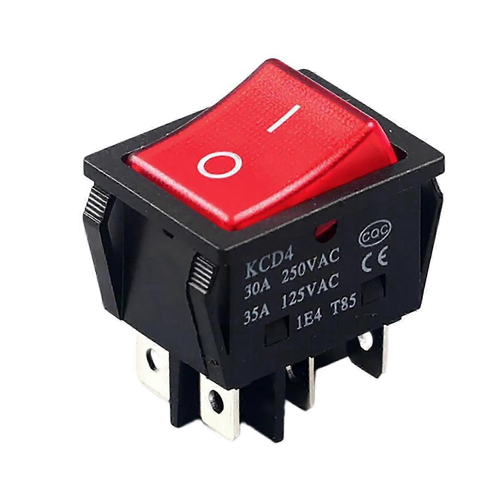 Easy install rocker switches 250VAC for marine electronics