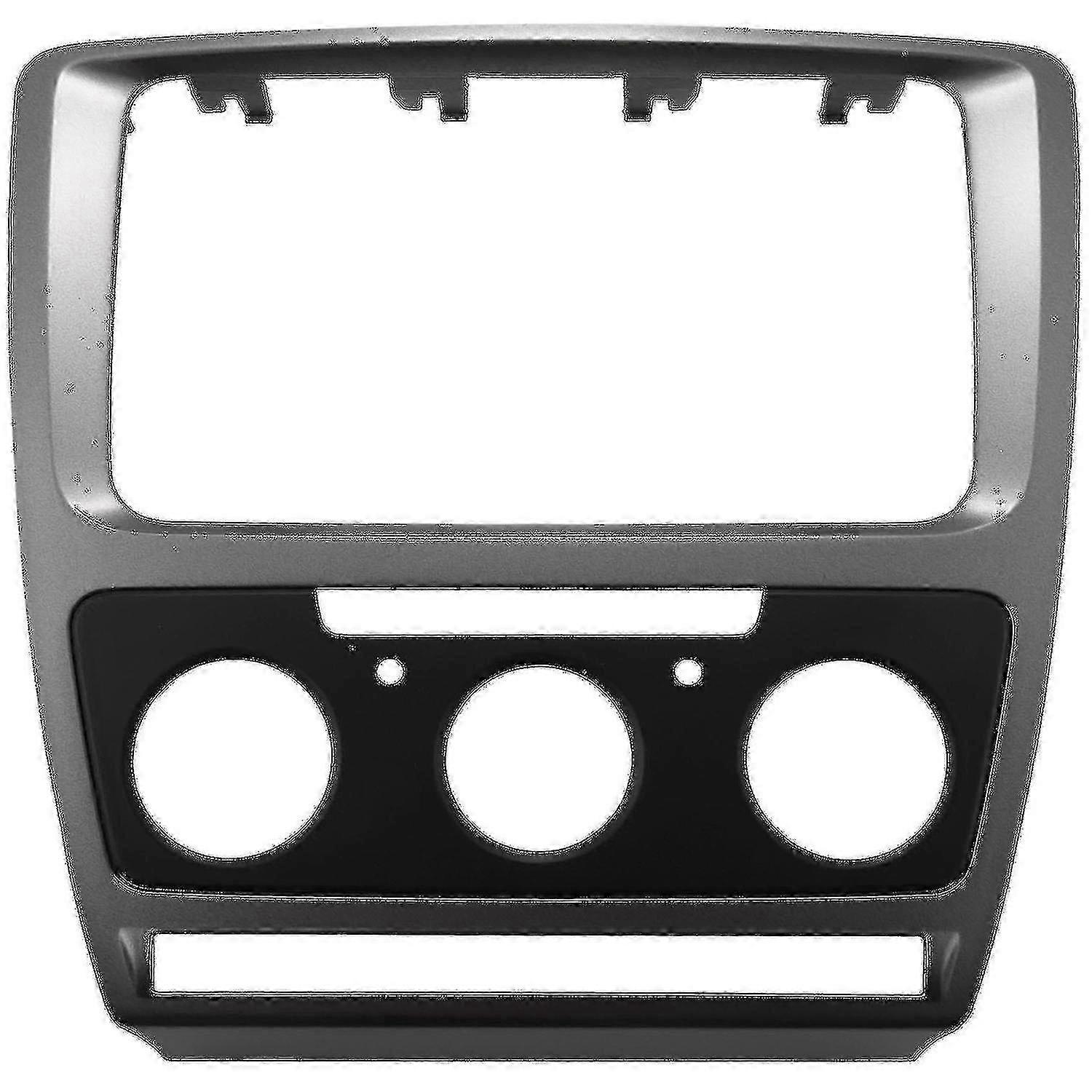 2din Stereo Mounting Fascia Compatible with Skoda Octavia 2 (2010-2013) - Dash Panel