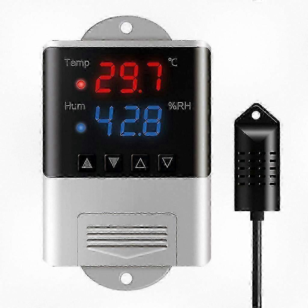 Ammattimainen lämpömittari kosteusmittari lämpötilan 20 ~ 60 C ja kosteuden 0 ~ 100 % RH mittaamiseen Sopii erilaisiin sovelluksiin