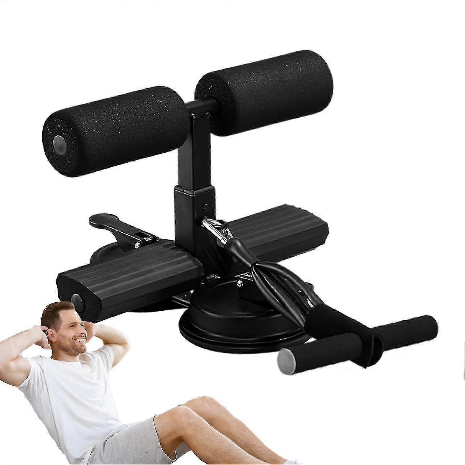 Abs Exercise Equipment Sit-up Machine With Double Suction Cups Compatible Core Strength Training At Home And Gym