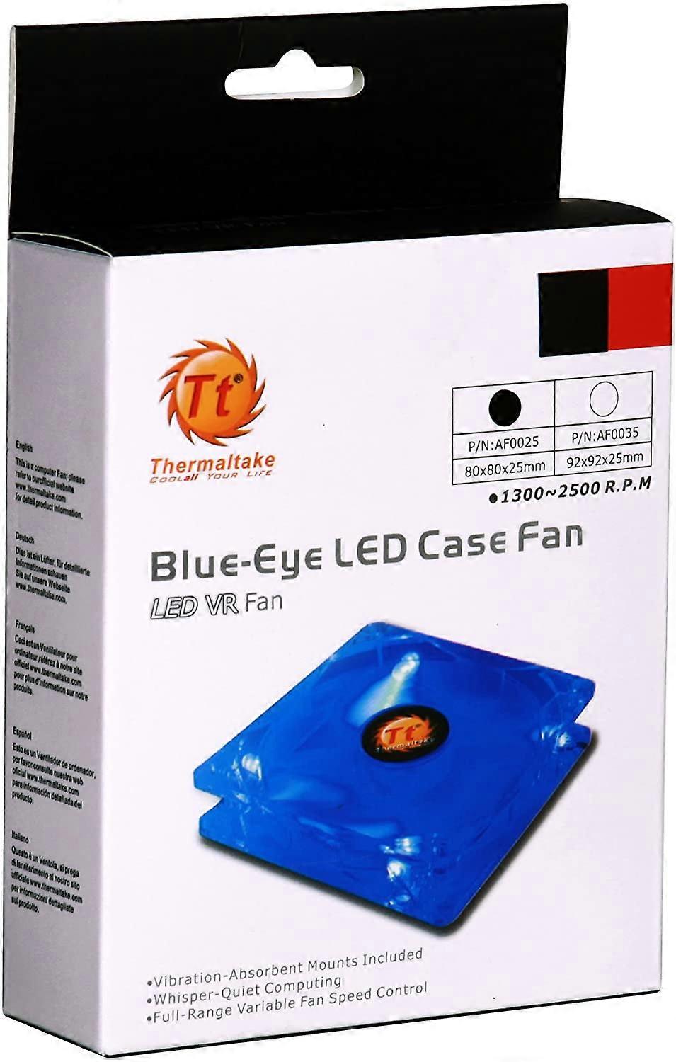 Blue-Eye Silent Smart 80mm Blue Case Fan with Adjustable Fan Speed Control AF0025