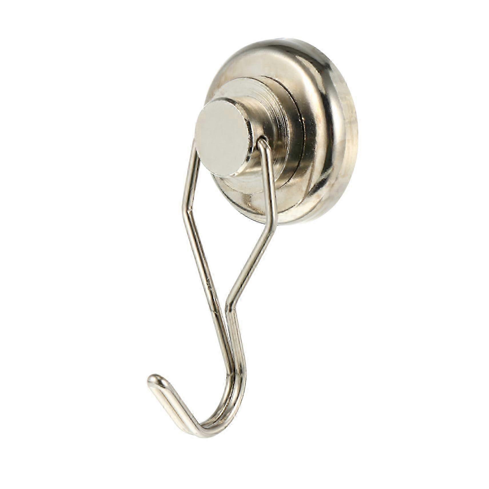 1 Piece Swivel Hook Rotatable Hook Magnet Silver