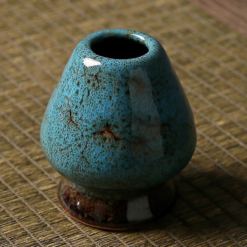 Ceramic Tea Drinking Utensils Bamboo Matcha Chasen Holder  for Tea Set Accessories