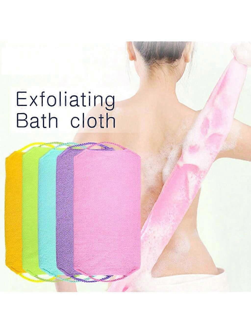 Exfoliation Strip with Drawstring Strong Scrub Towel Bath Towel with Drawstring After Washing Scrub Scrub  Exfoliation Scrub Sponge