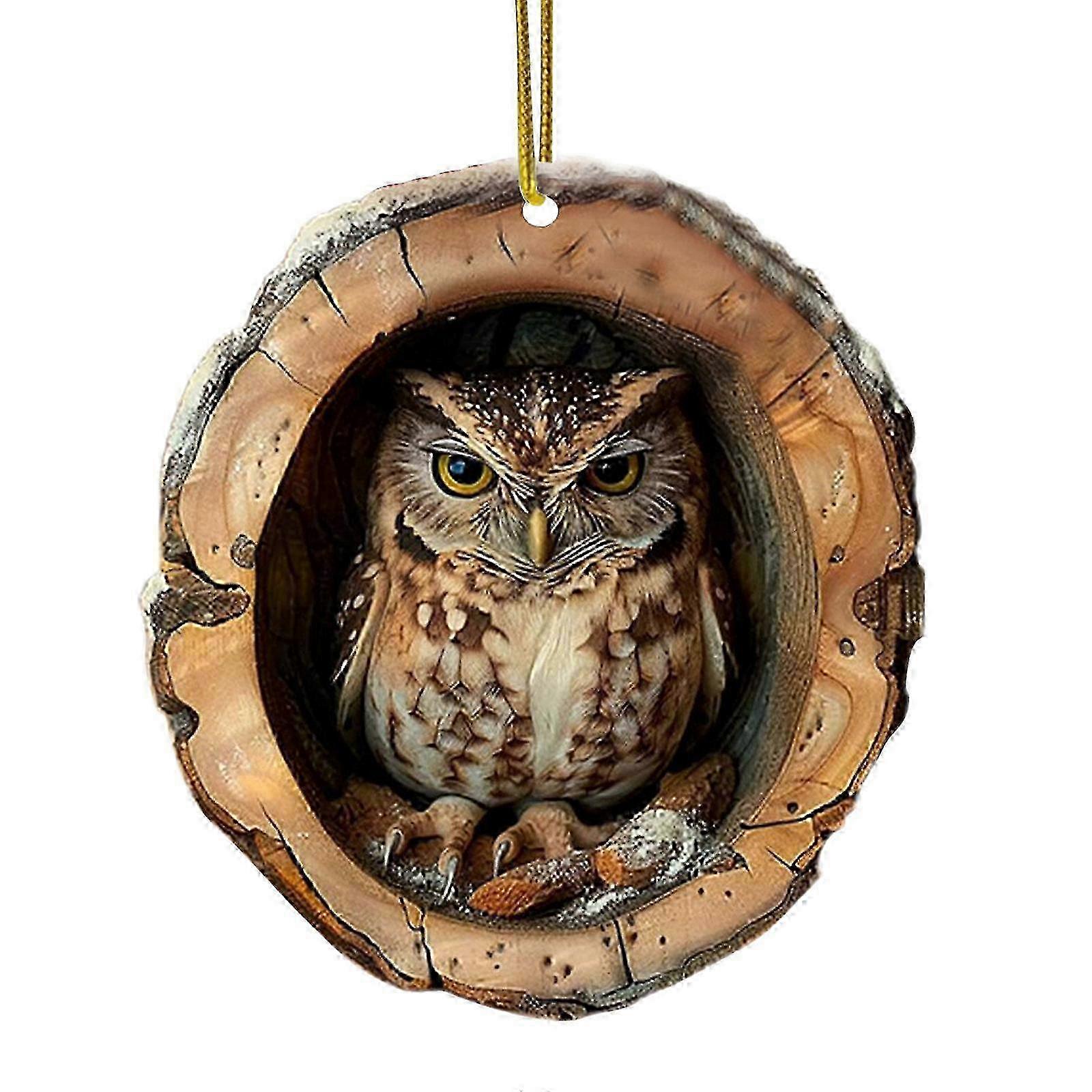 Religious hanging ornaments round acrylic for Christmas tree