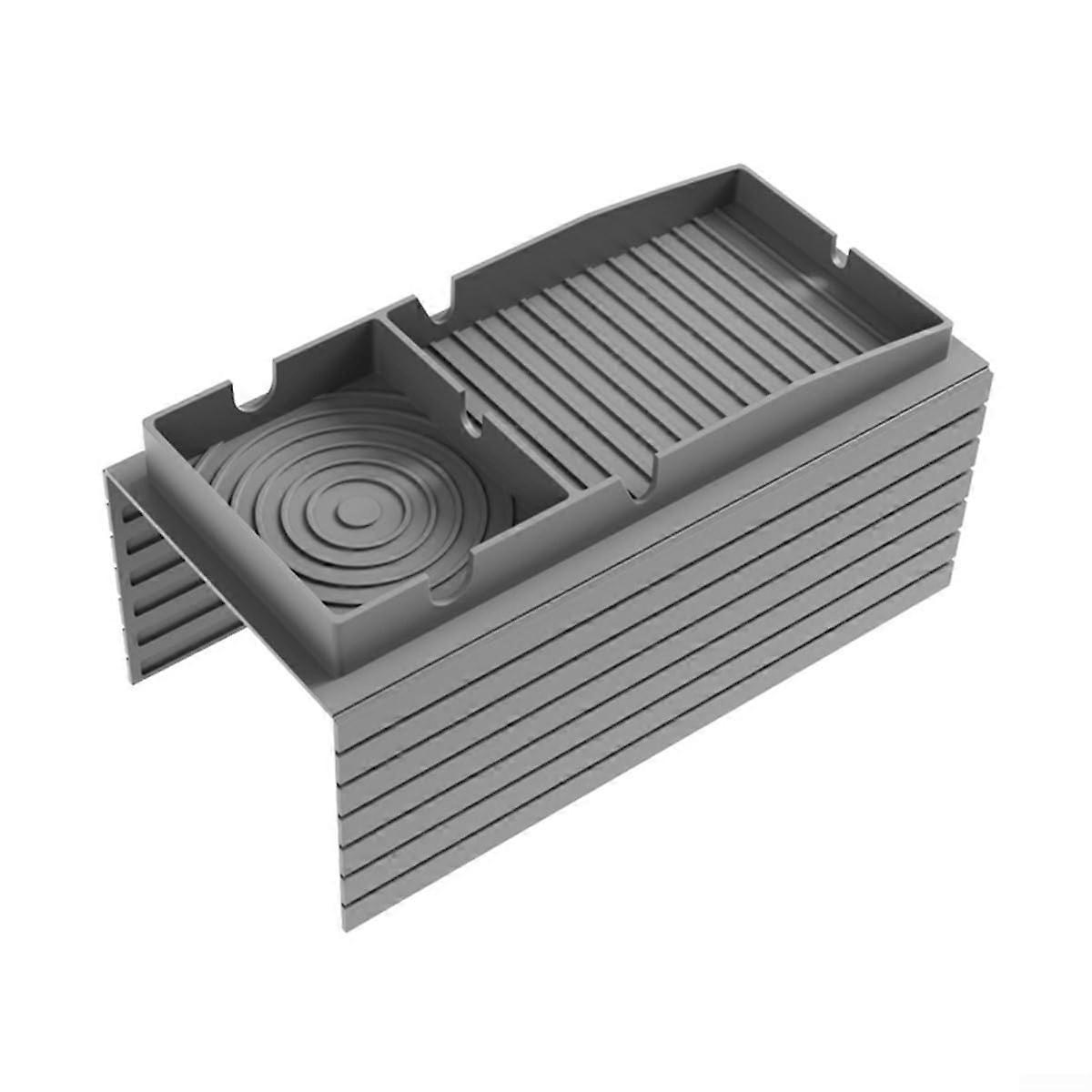 Silicone Couch Cup Holder Armrest Tray with NonSlip Design for Remote, Phone and Snacks Storage