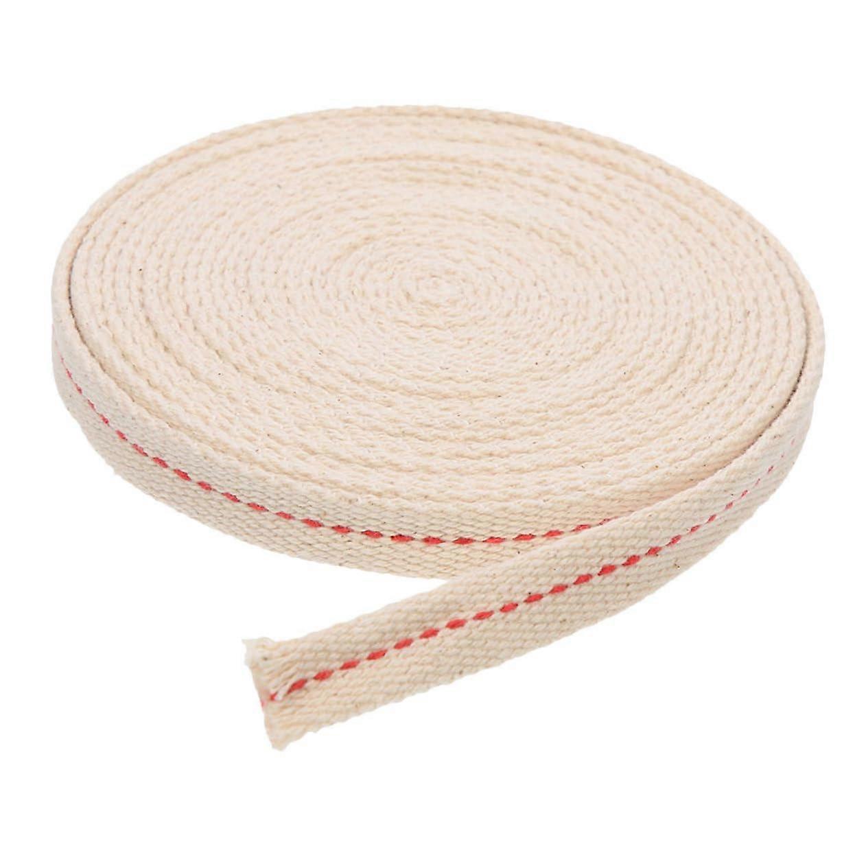 Flat Cotton Wick for Oil Lanterns and Kerosene Lamps Stitched Replacement for Emergency Lighting