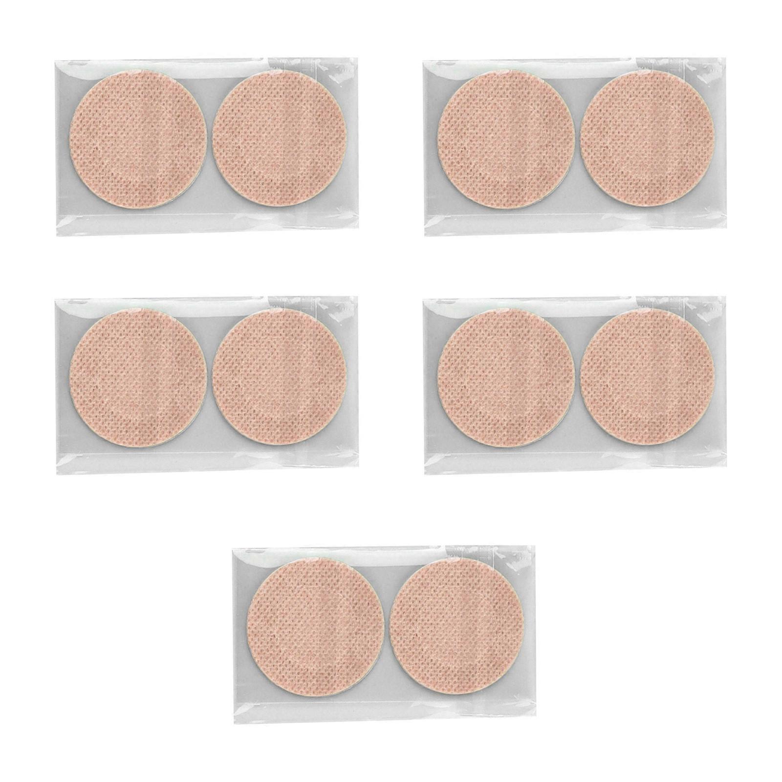 Men Soft Round Disposable Nipple Cover No Show Invisible Coverage Sweatproof Comfortable Nipple Shield For Tight Outfits Multicolor