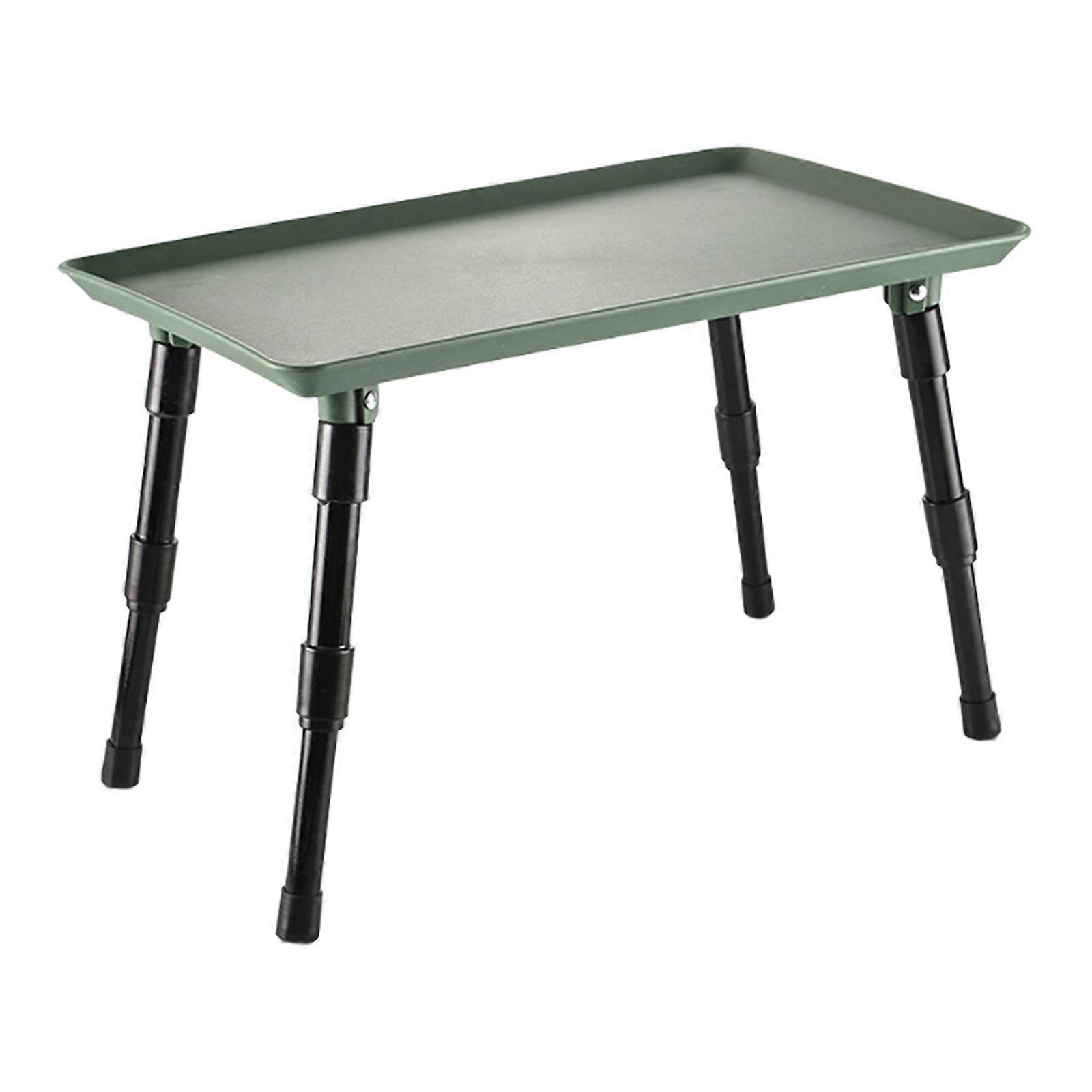 Portable Folding Beach Table Folding Camping Table with Adjustable Height Aluminum Alloy Folding Table Easy to Use Multicolor