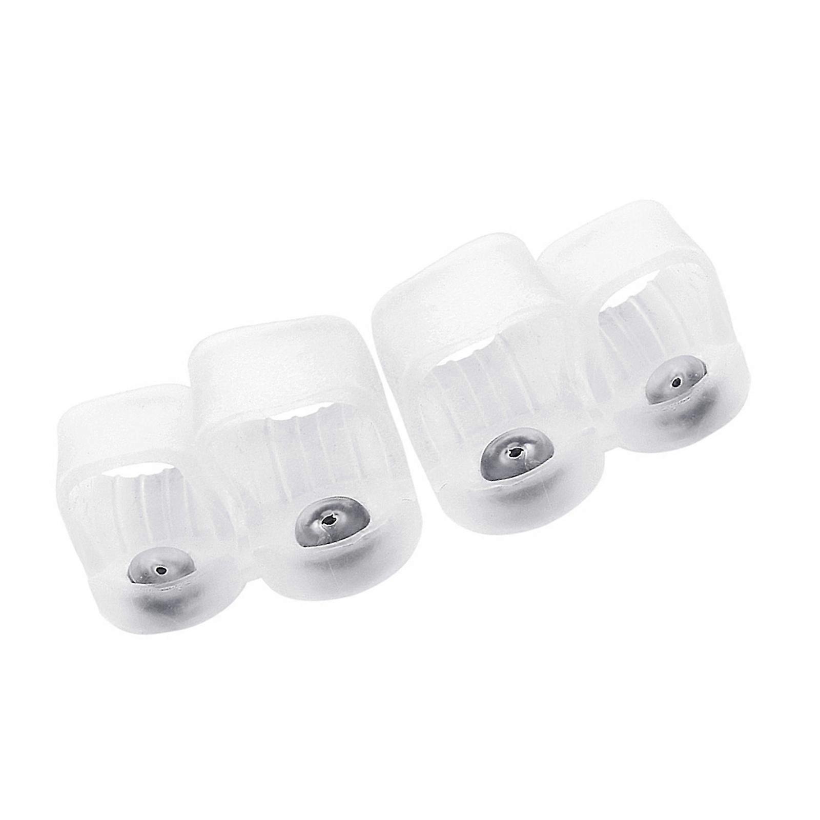 Foot Care Orthotic With Magnetic Inserts For Toe Straightening And Comfort SEBS Elastic Build For Bunions And Overlapping Toes  Transparent color One