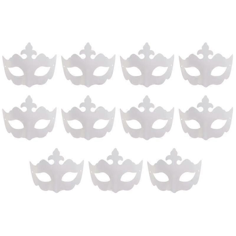 Plain washable masks 10-pack for DIY personalization and creative use