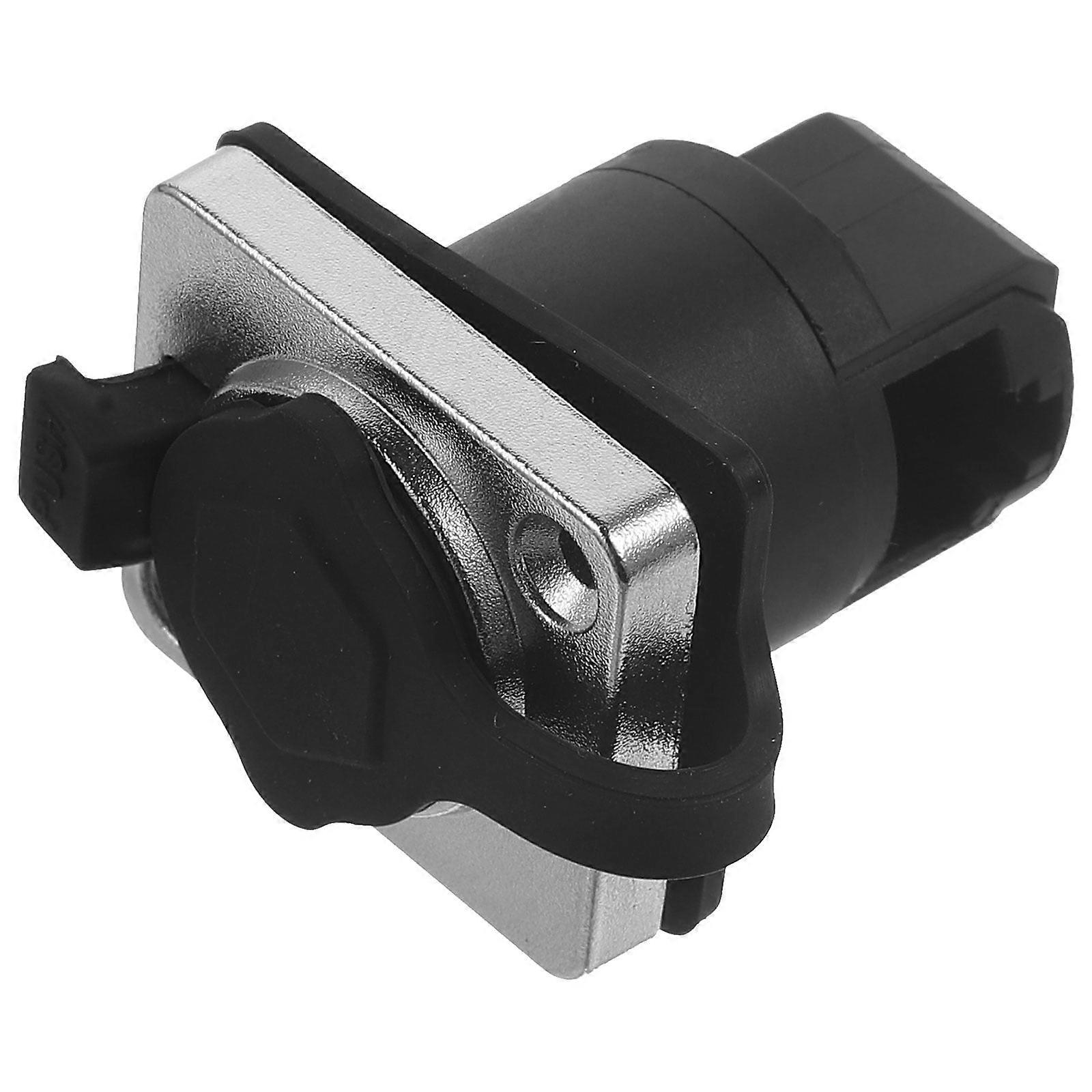 Waterproof Socket Bulkhead Connector Female Extension Data Adapter Cable Space Saving Savers Accessory