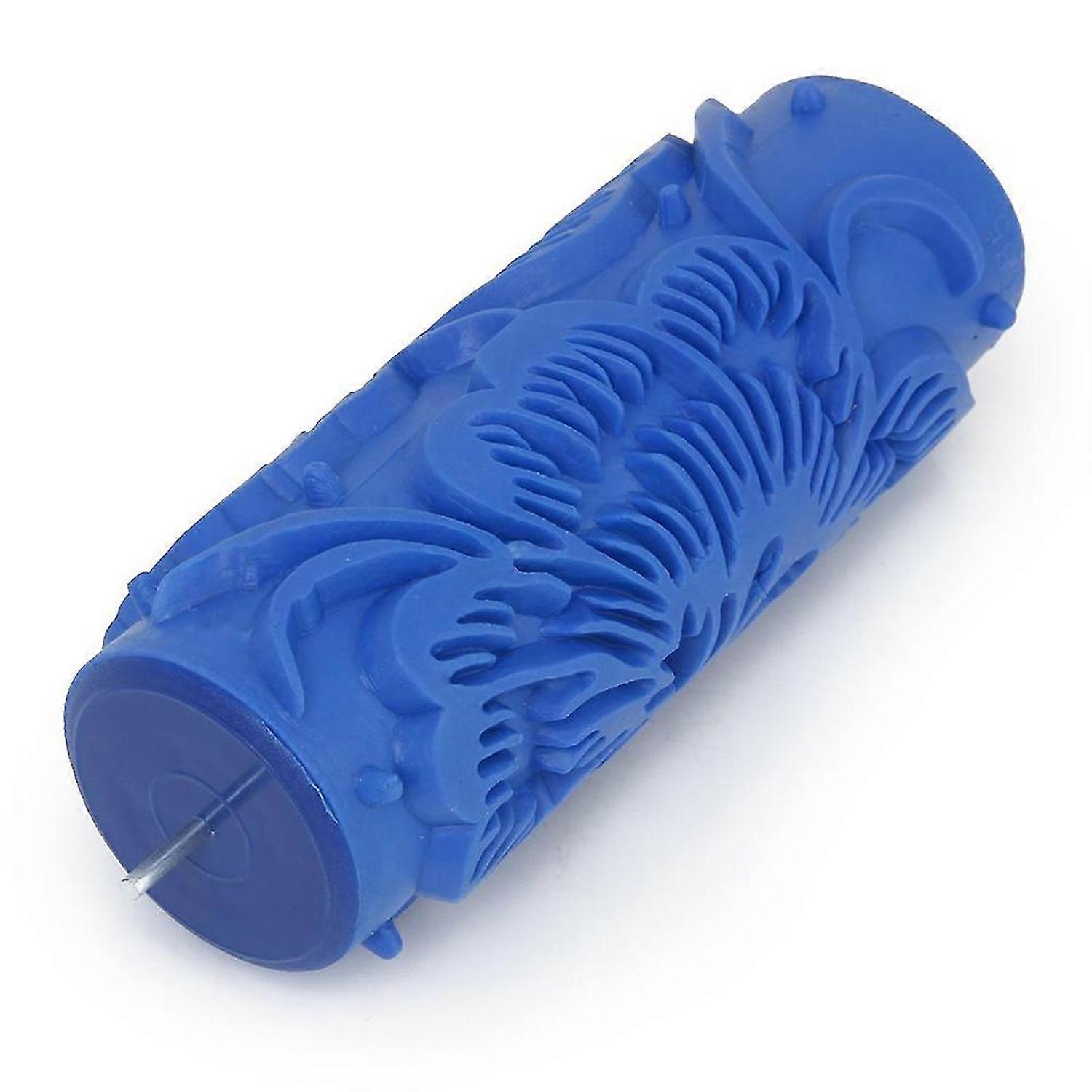 15cm Wall Empaistic Flower Pattern Painting Roller for Decoration Machine (Blue)