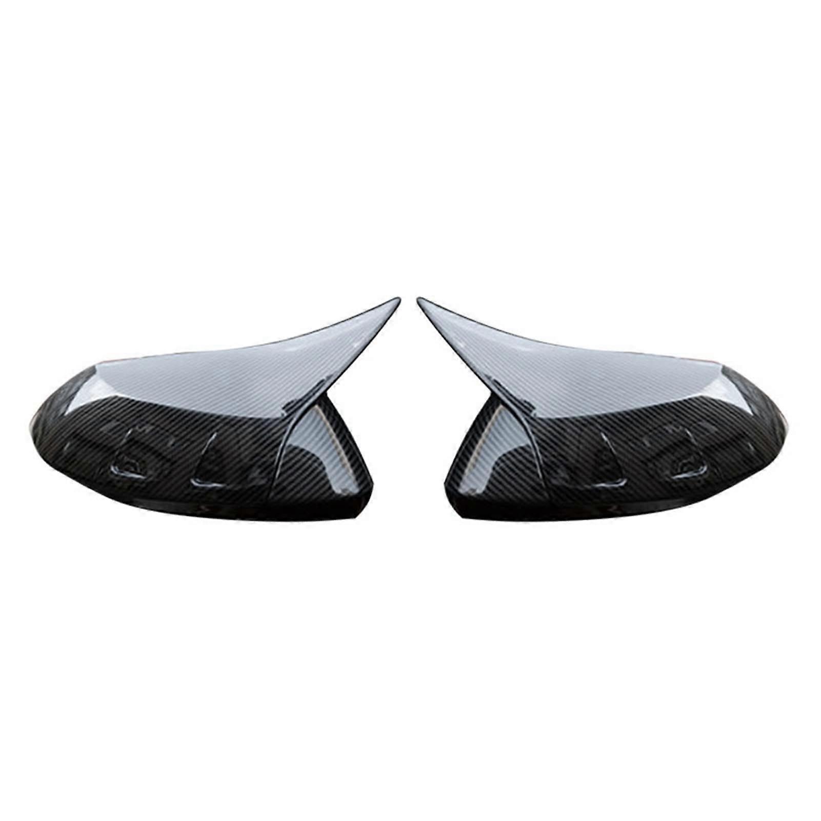 Carbon Fiber Rearview Mirror Cover Cap Trim for Auris Corolla 20192021