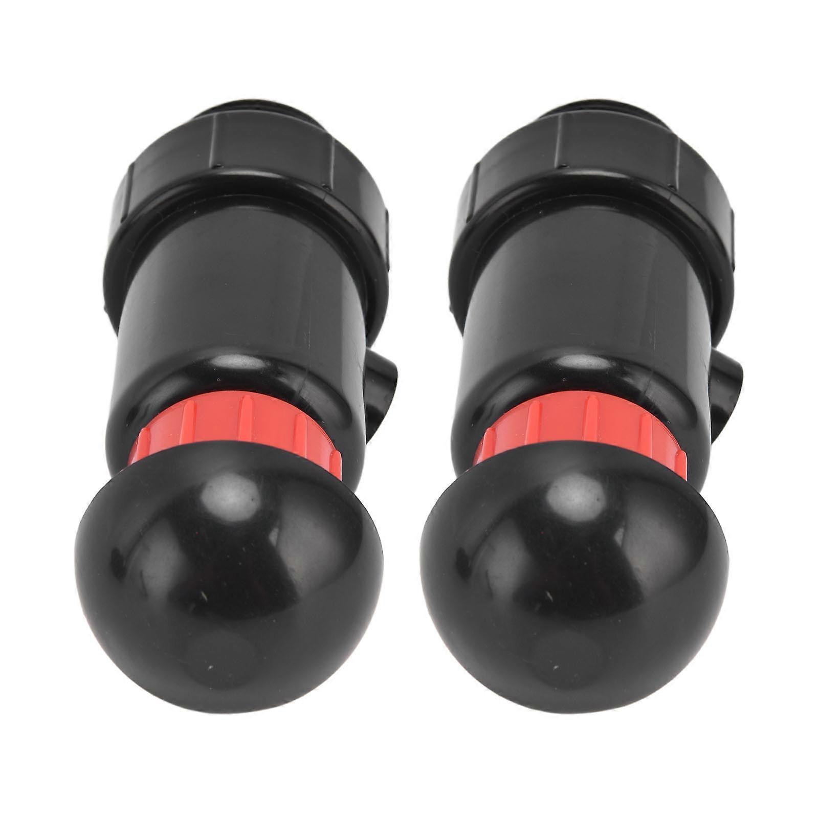 2Pcs Irrigation Exhaust Valve External Thread G3 / 4 Easy Use Good Sealing Automatic Intake Valve