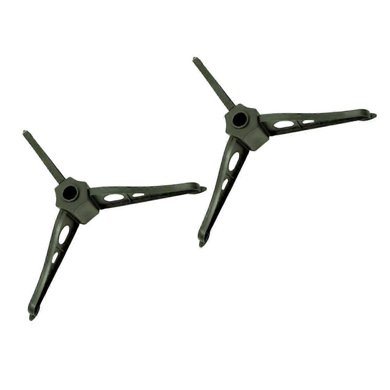 2 Pack Artificial Christmas Tree Stand Base Green Plastic Bracket for Stable Pole Fixing and Easy Installation