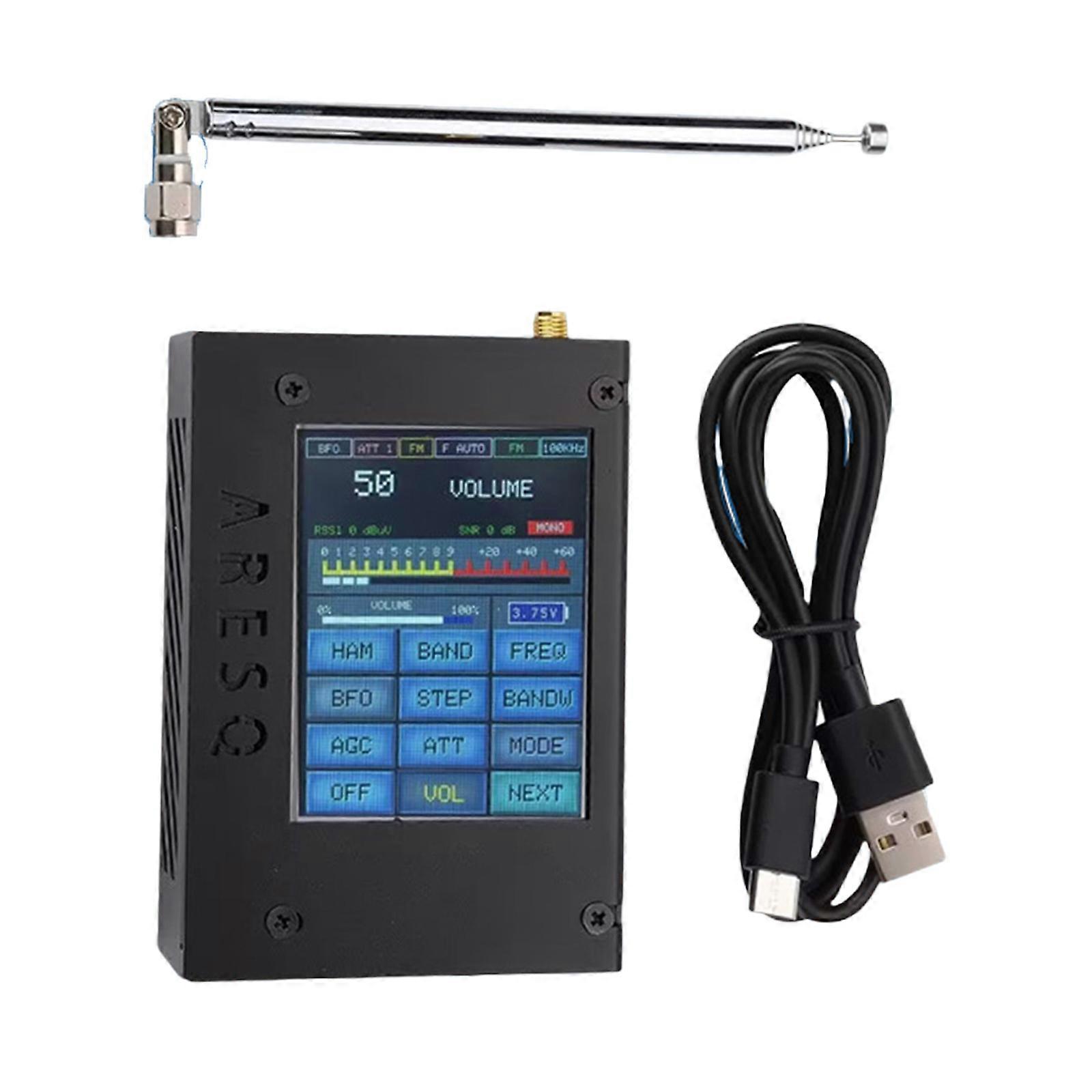 ARESQ Mini Full Bands Radio Receiver Support FM Si4732 Chip Full Frequency 1Set Multicolor