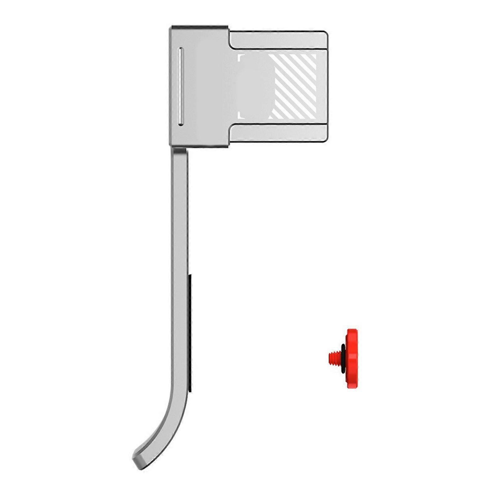 Metal Hot Shoe Handle For X-E5 Camera Thumb Rest With Anodized Finish For Long Time Use Durability  silver