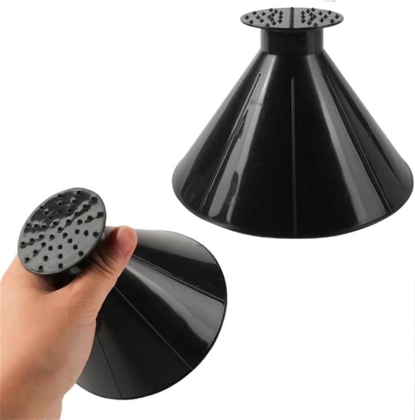 2 Pcs Multifunctional Car Ice & Snow Scraper Set, 2-in-1 Refueling & Deicing Tool, Portable Windshield Snow Remover Wiper, Universal for Car, Bus, Tru