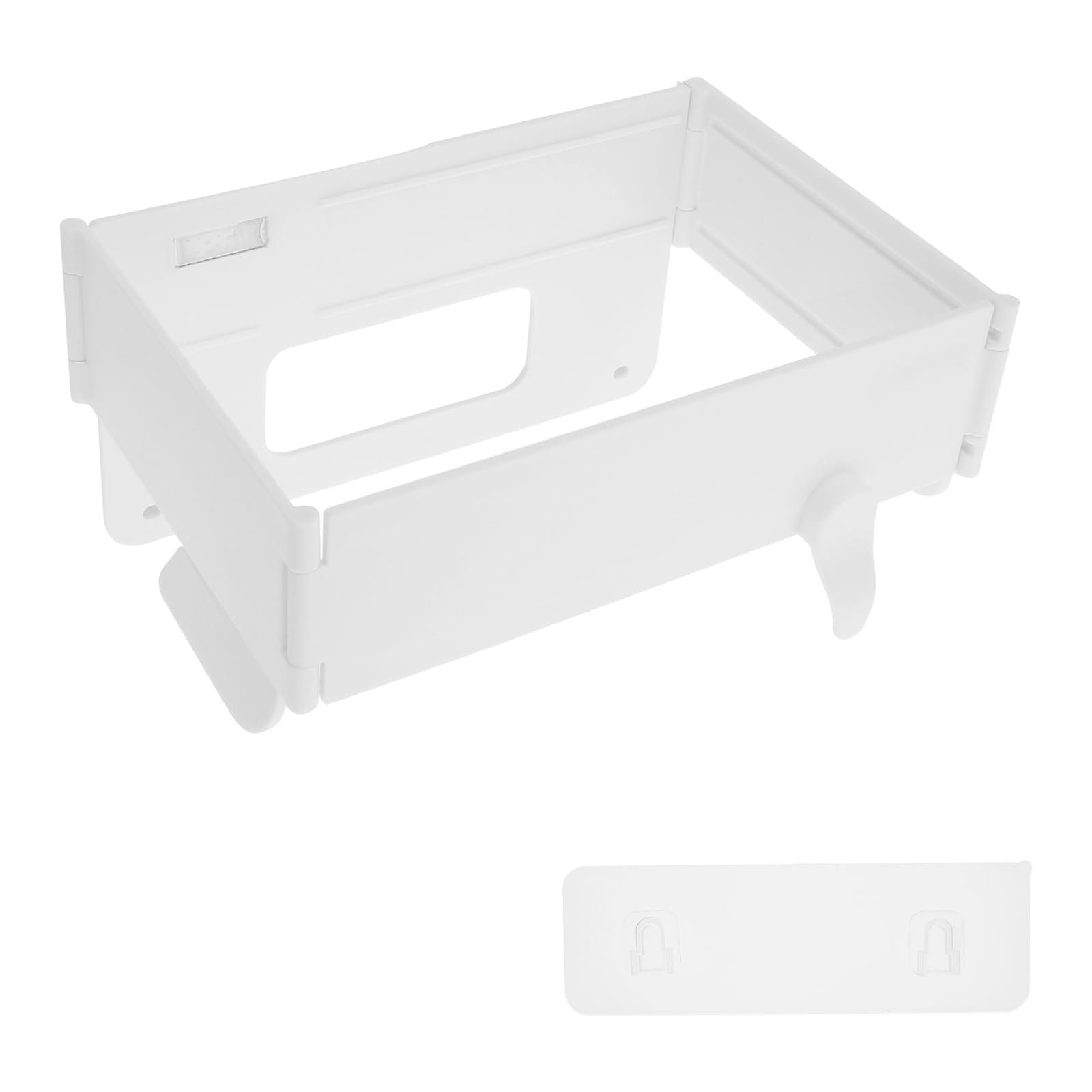 Hanging Folding Trash Bag Holder Metal Wall Mounted Garbage Rack for Kitchen Dorm Room (A) Ref: 1327