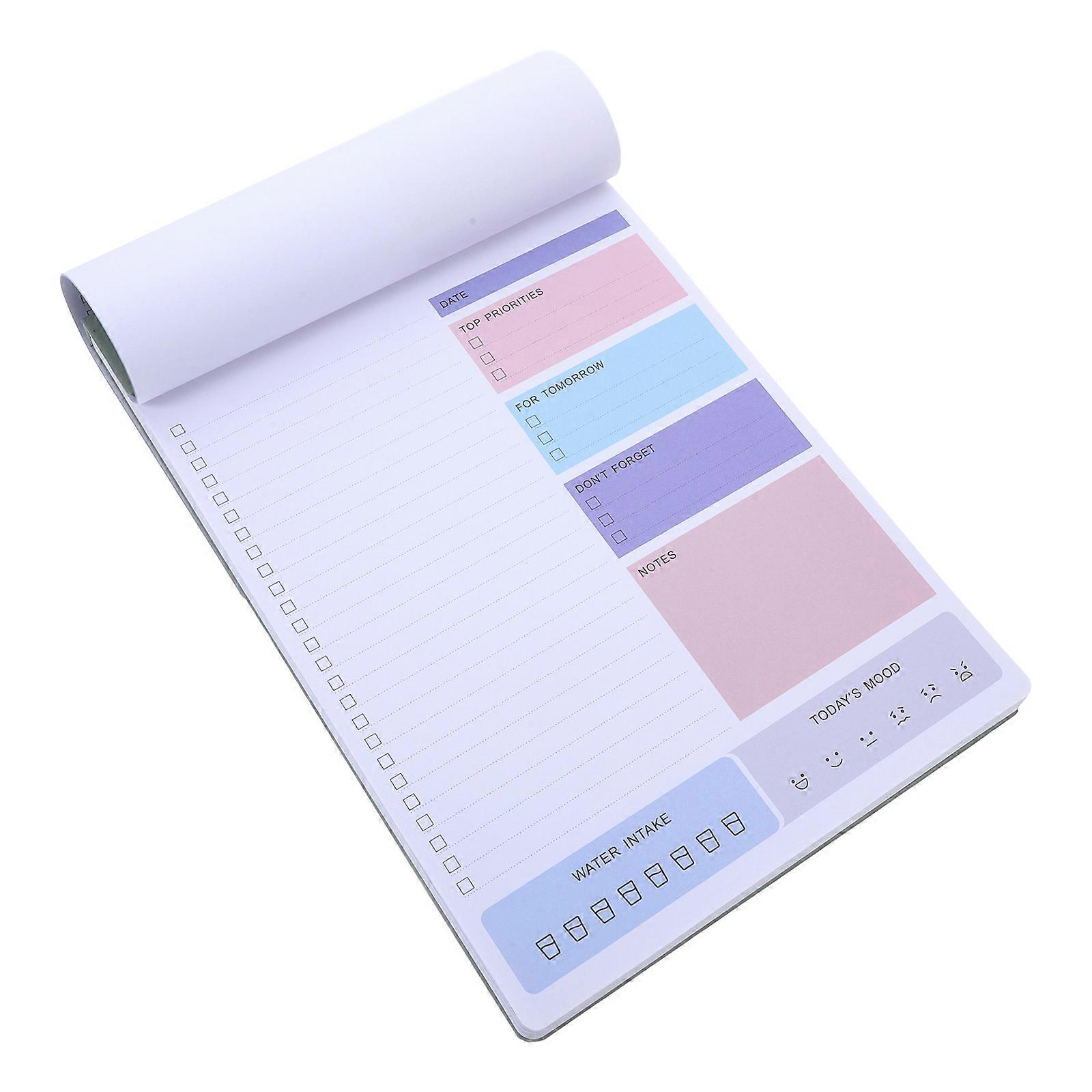 Green Portable Planner Notepad Tearable Planner Notepad for Writing Use