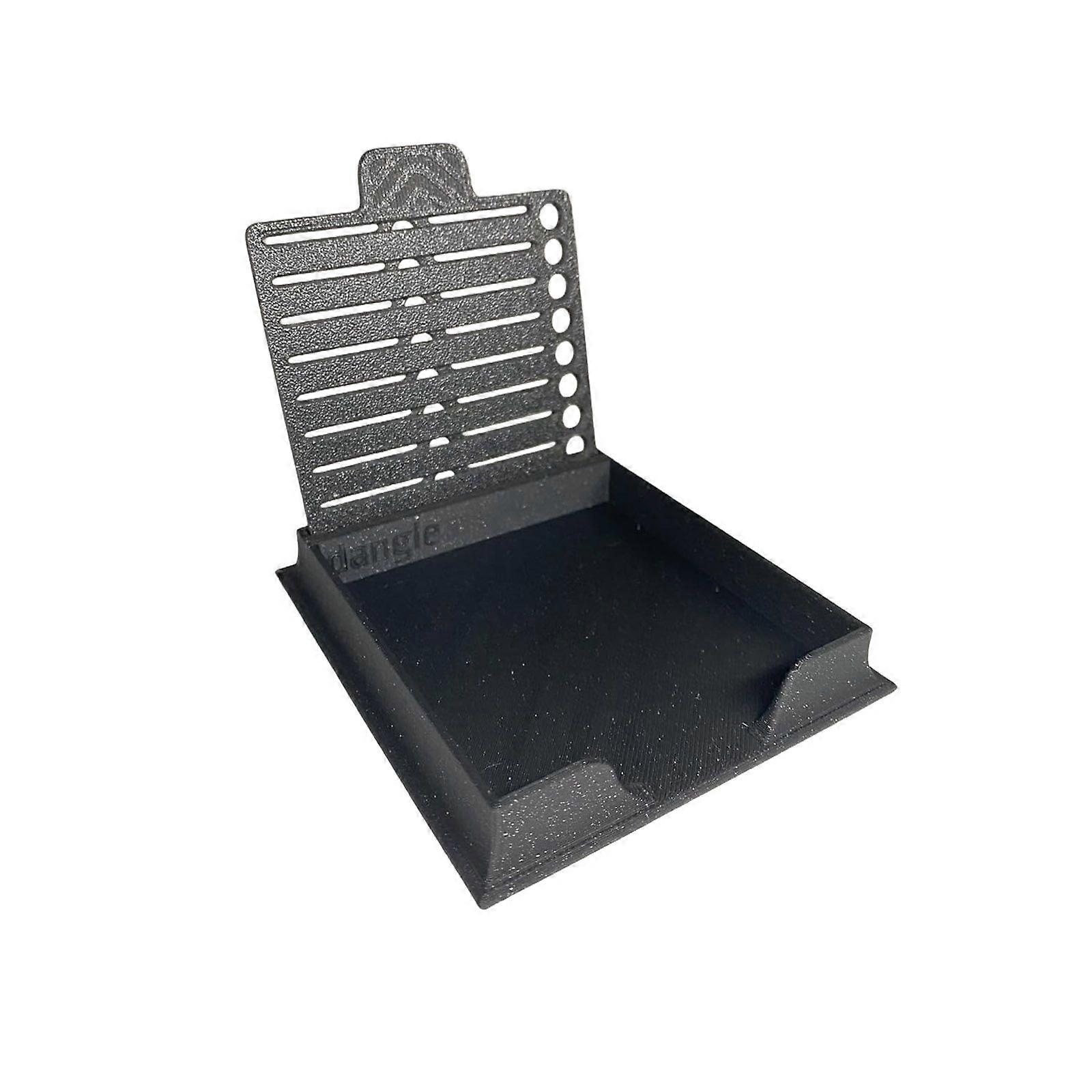 Sticky Note Holder with Stencil, Sticky Note Dispenser Compatible with Post-It Note