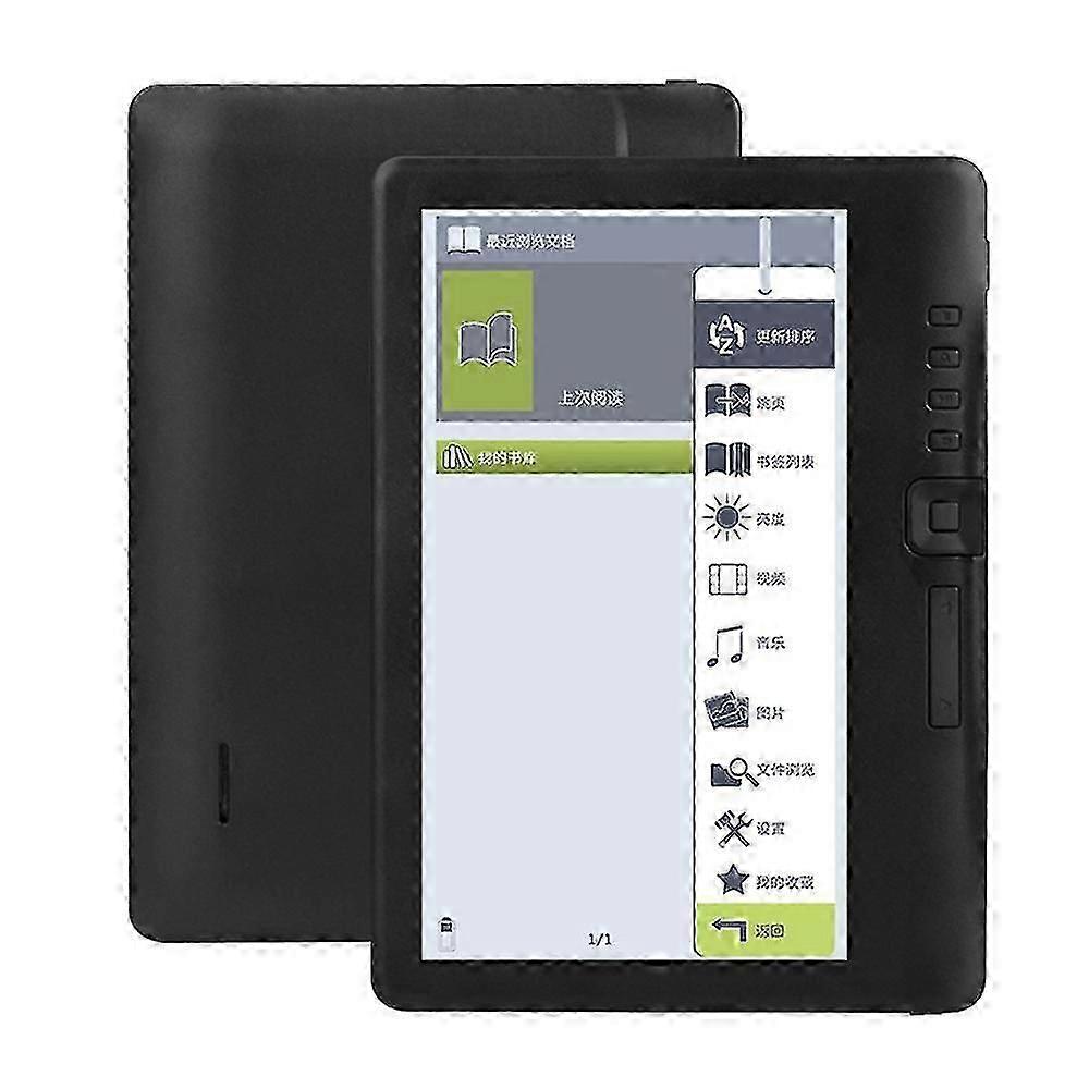 Portable E-book Reader 7 inch Multifunctional E-reader 16GB Memory Compact Size Buitl-in Lithium Bat