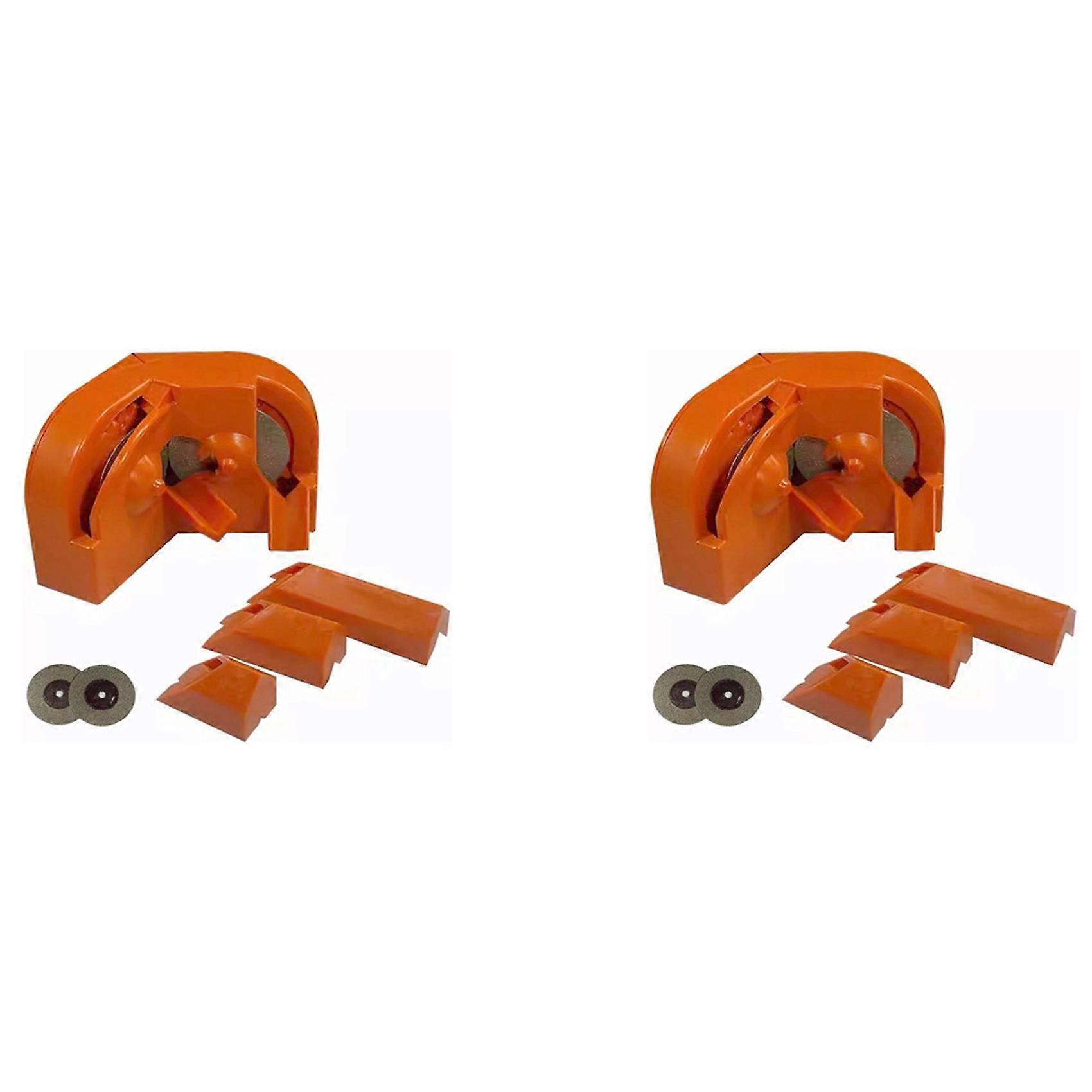 2X Multipurpose Drill Bit Grinding Sharpener,Electric Drill Bit Sharpener for All Bits Portable Drill Grinding Tool