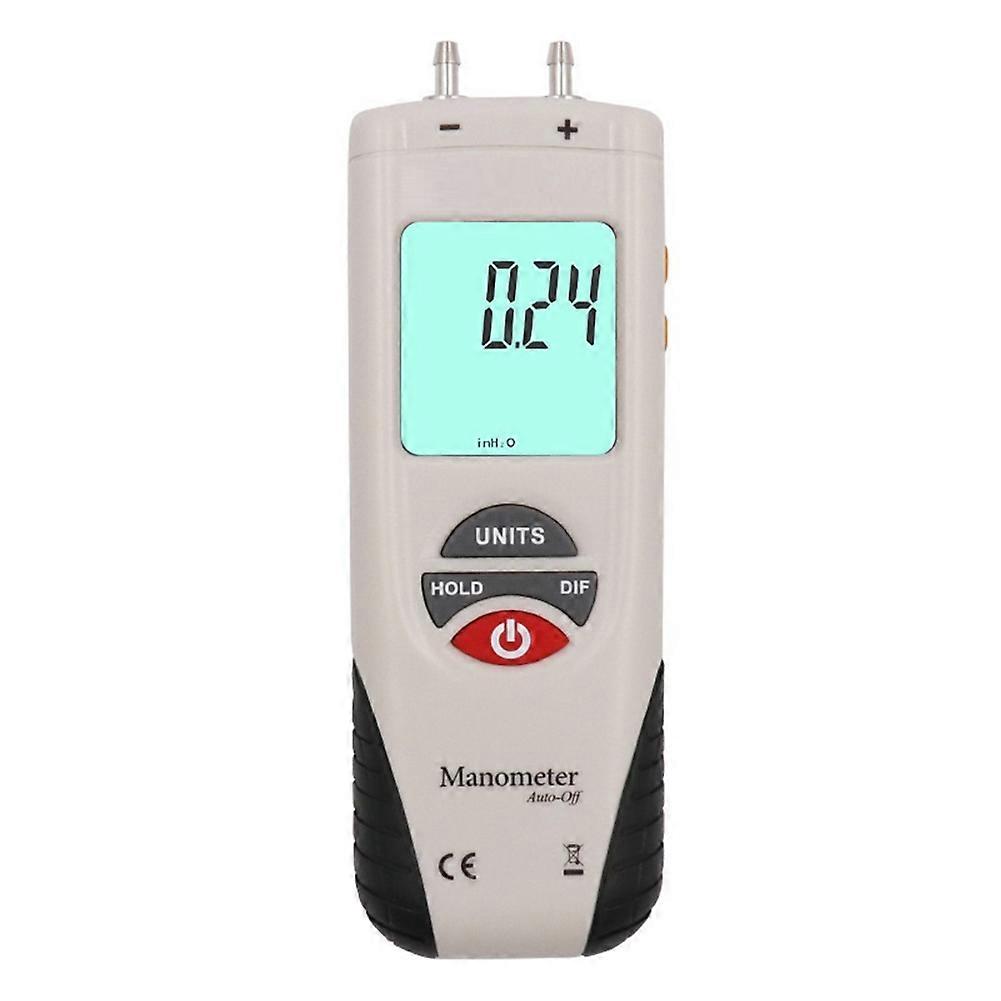 HT-1890 Gastrycksmätare Manometer Digital Manometer Data Hold