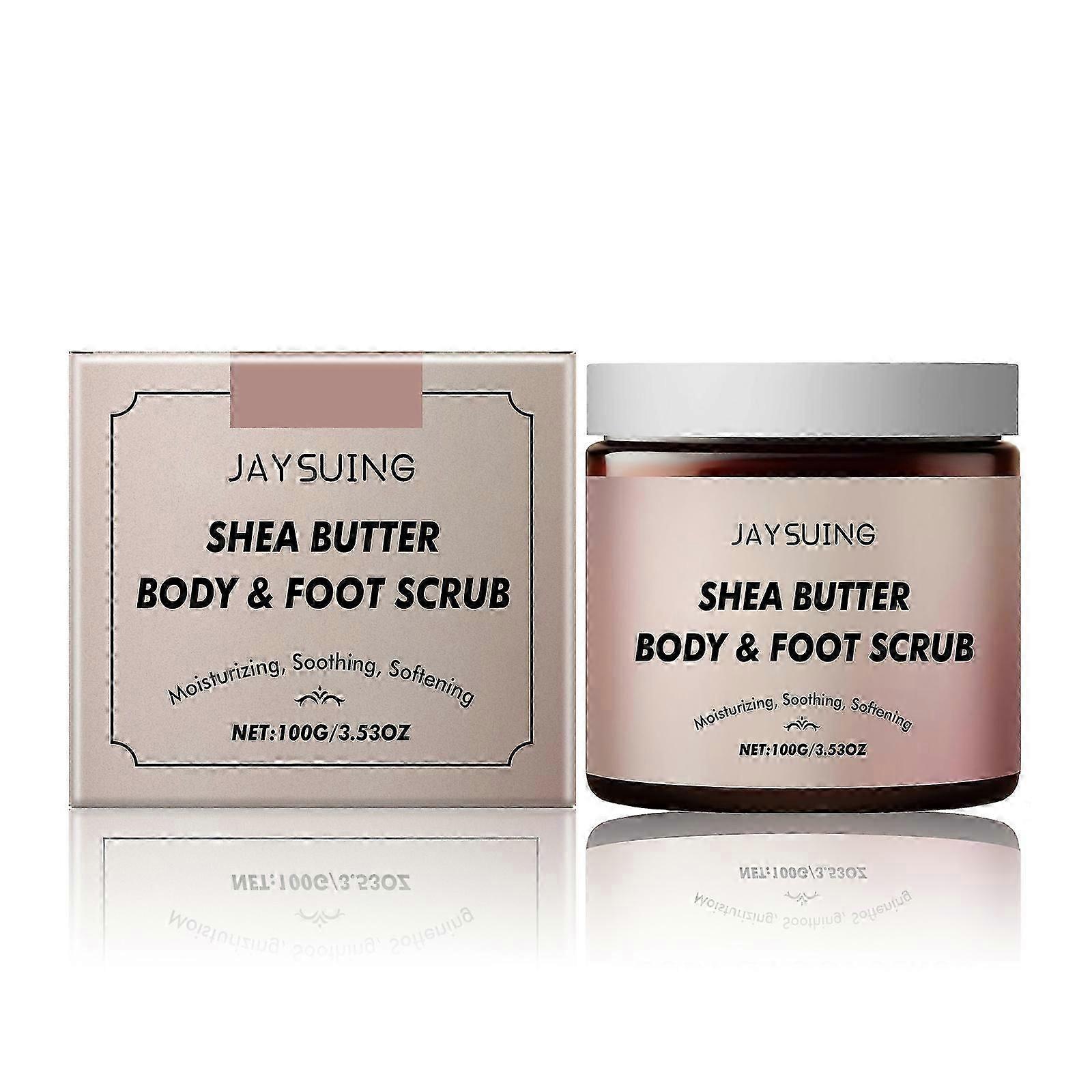Shea Butter Body Scrub  Exfoliating  Moisturizing for Radiant, Smooth Skin  Deep Hydration, Brightening, Gentle for All Skin Types  100g