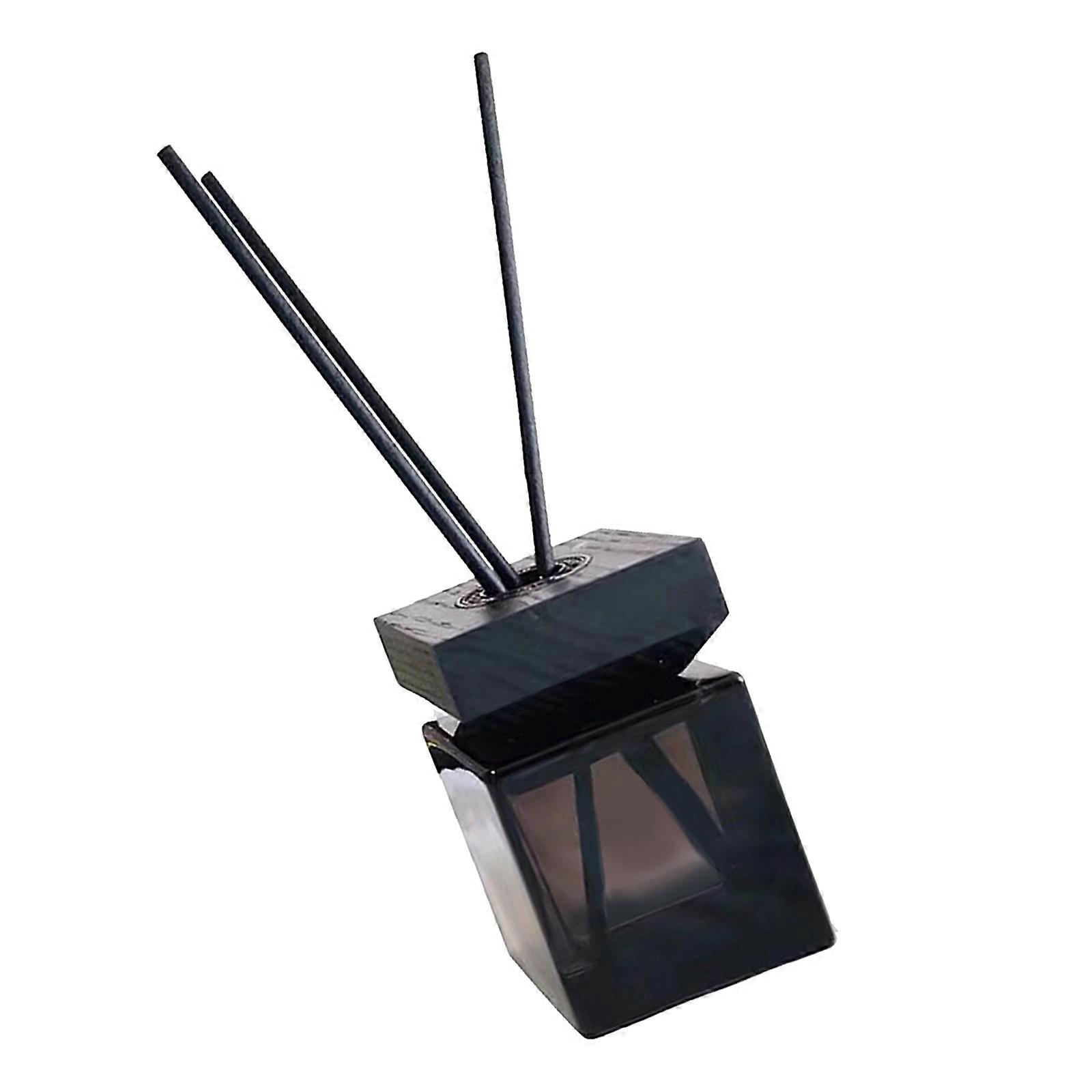 1 sæt tom aroma diffusor flaske træ låg Ingen brand aromaterapi flaske (100 ml)