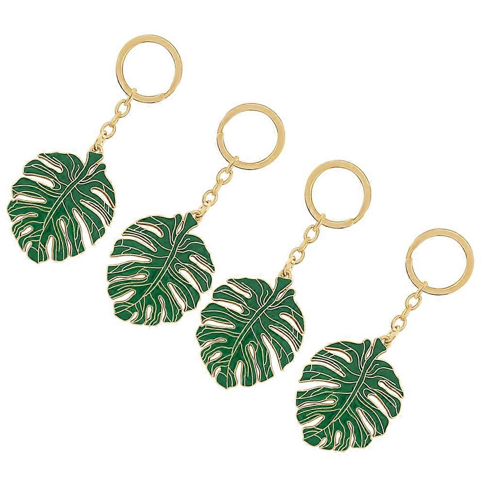 4pcs Stylish Turtle Dorsal Shape Key Chains Unique Hanging Pendants Hangings