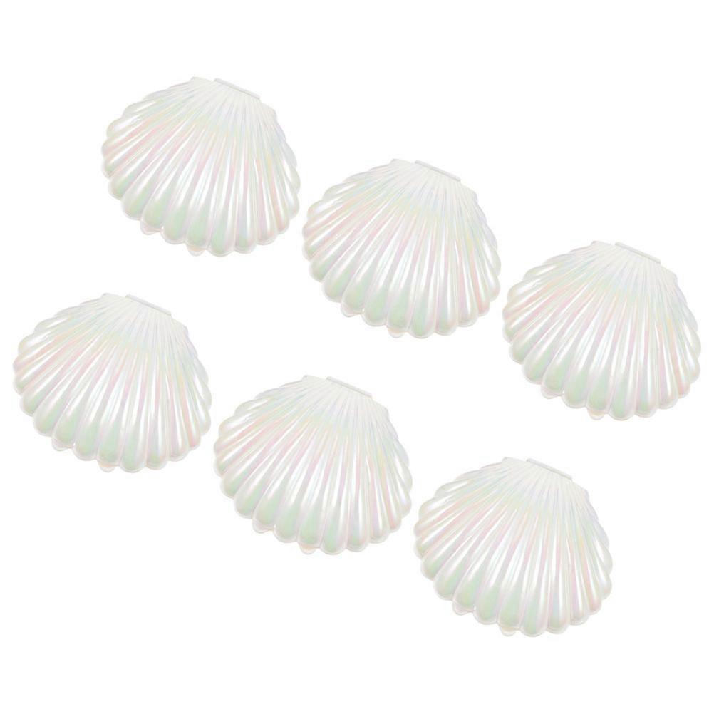 PP Seashell Candy Boxes Used for Jewelry Or Candy 6Pcs Set