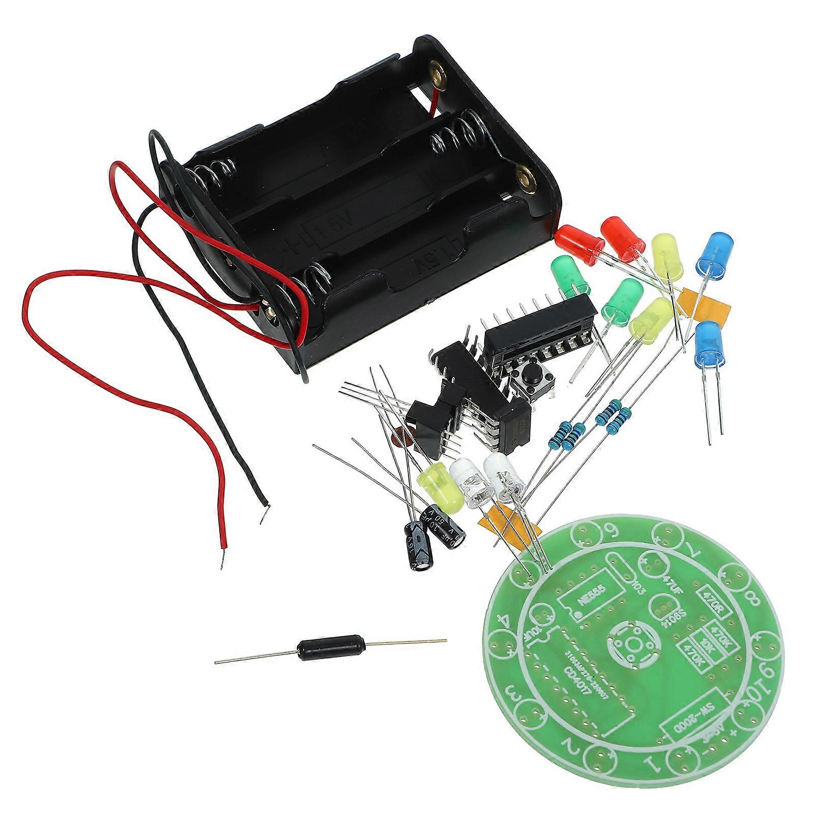 DIY Electrical Circuit Lucky Draw Wheel Experiment Kit for 1Set Assembly